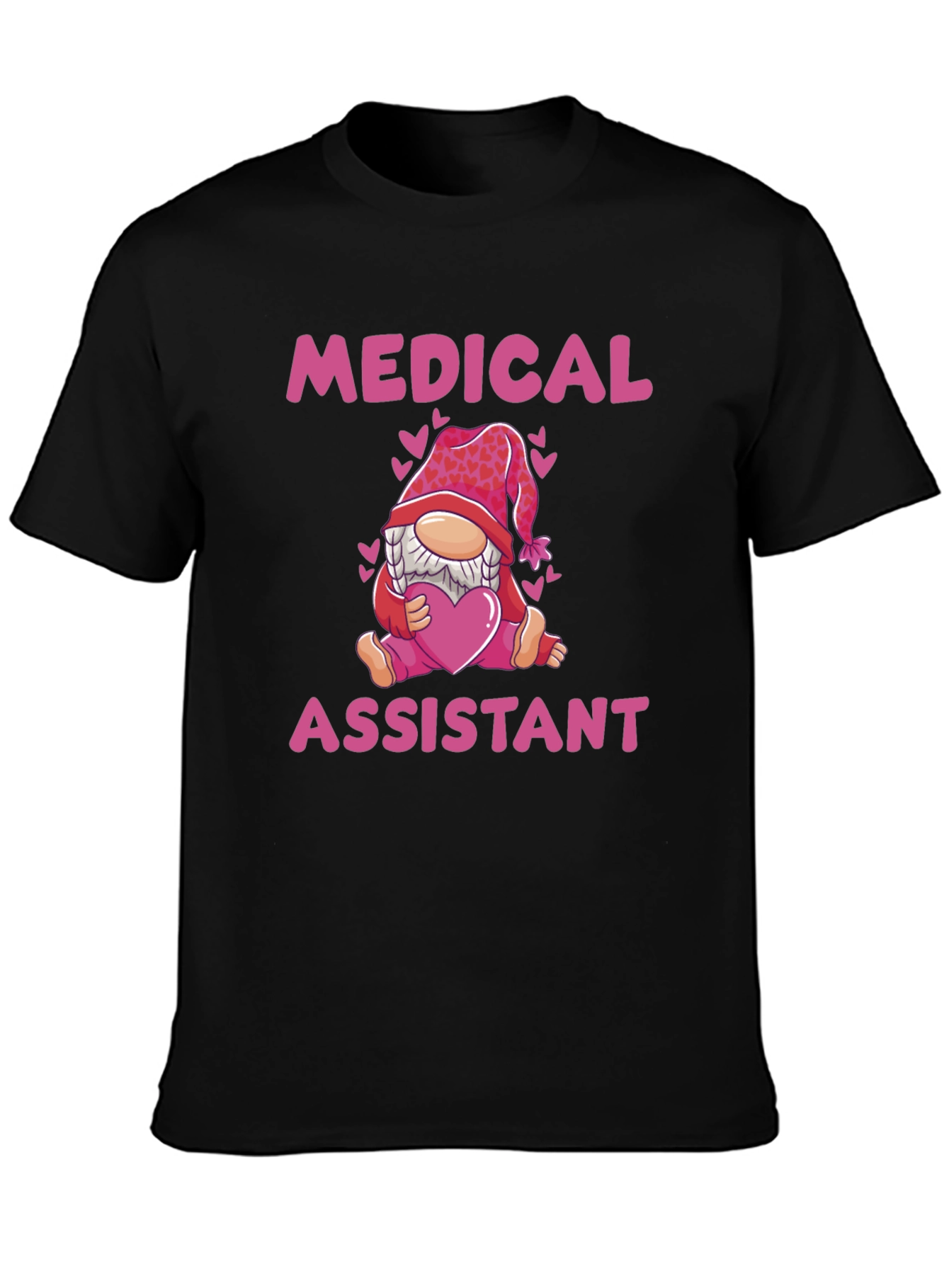 Medical Assistant Gnome T-Shirt - Valentines Day Tee