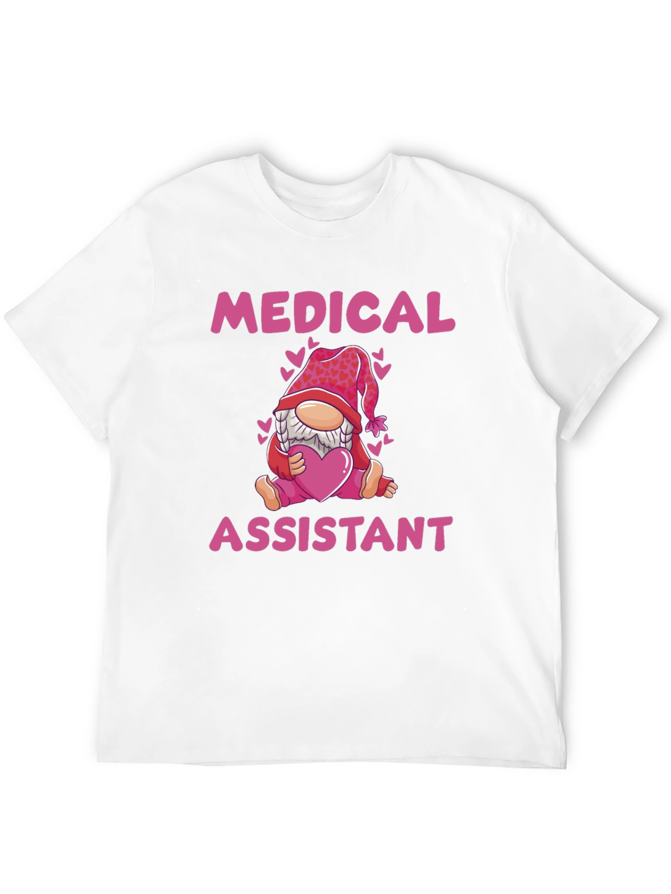 Medical Assistant Gnome T-Shirt - Valentines Day Tee