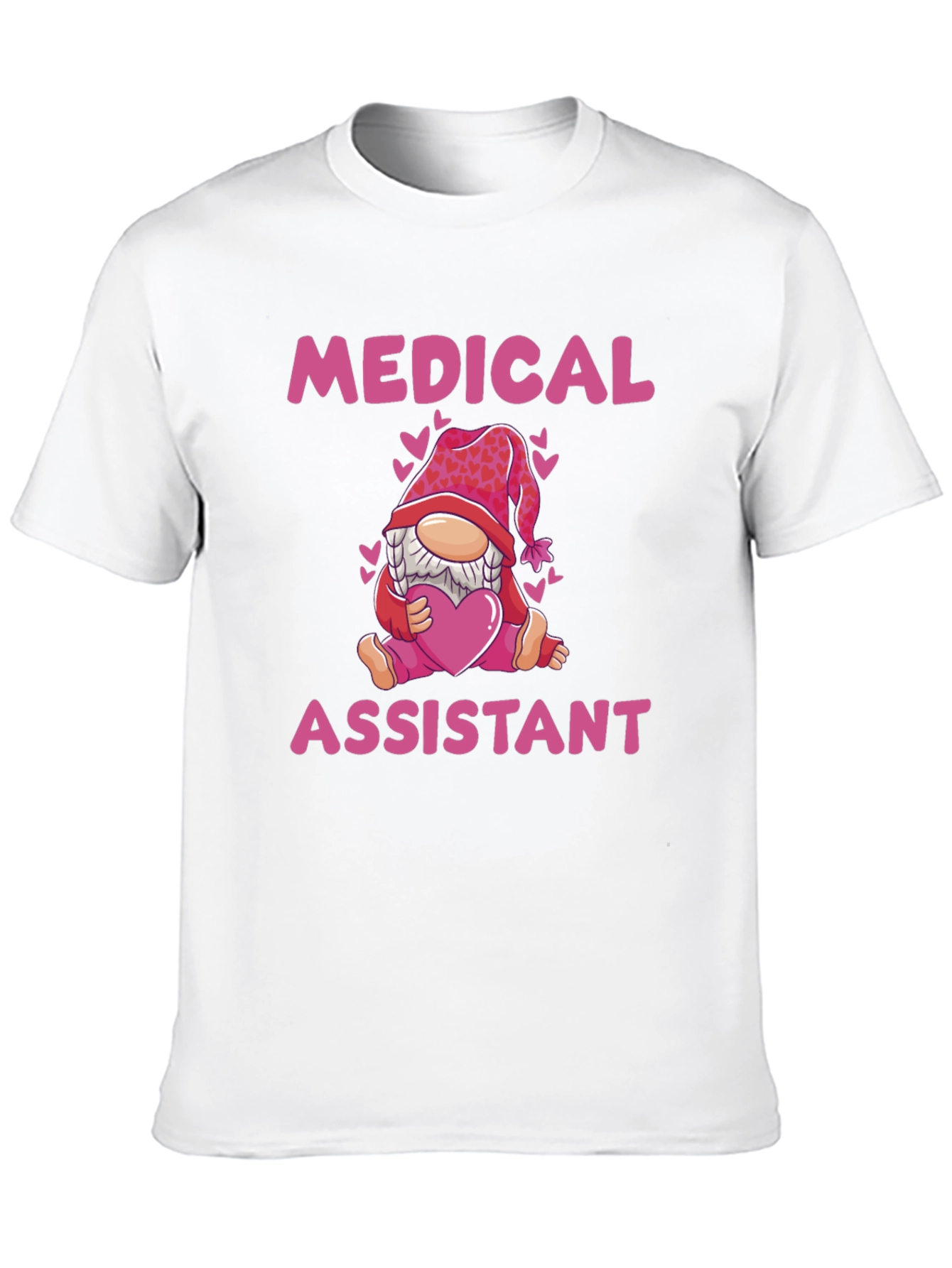 Medical Assistant Gnome T-Shirt - Valentines Day Tee