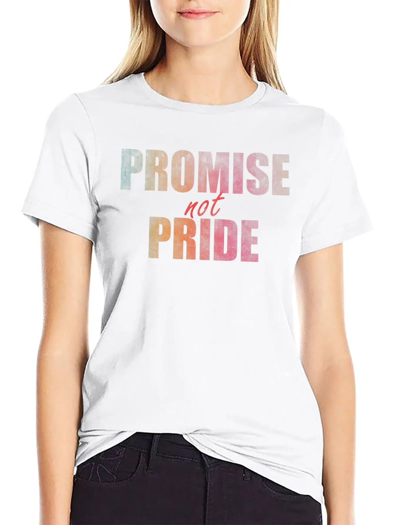 Promise Not Pride Unisex Casual T-Shirt – Clean Design For Daily Comfort