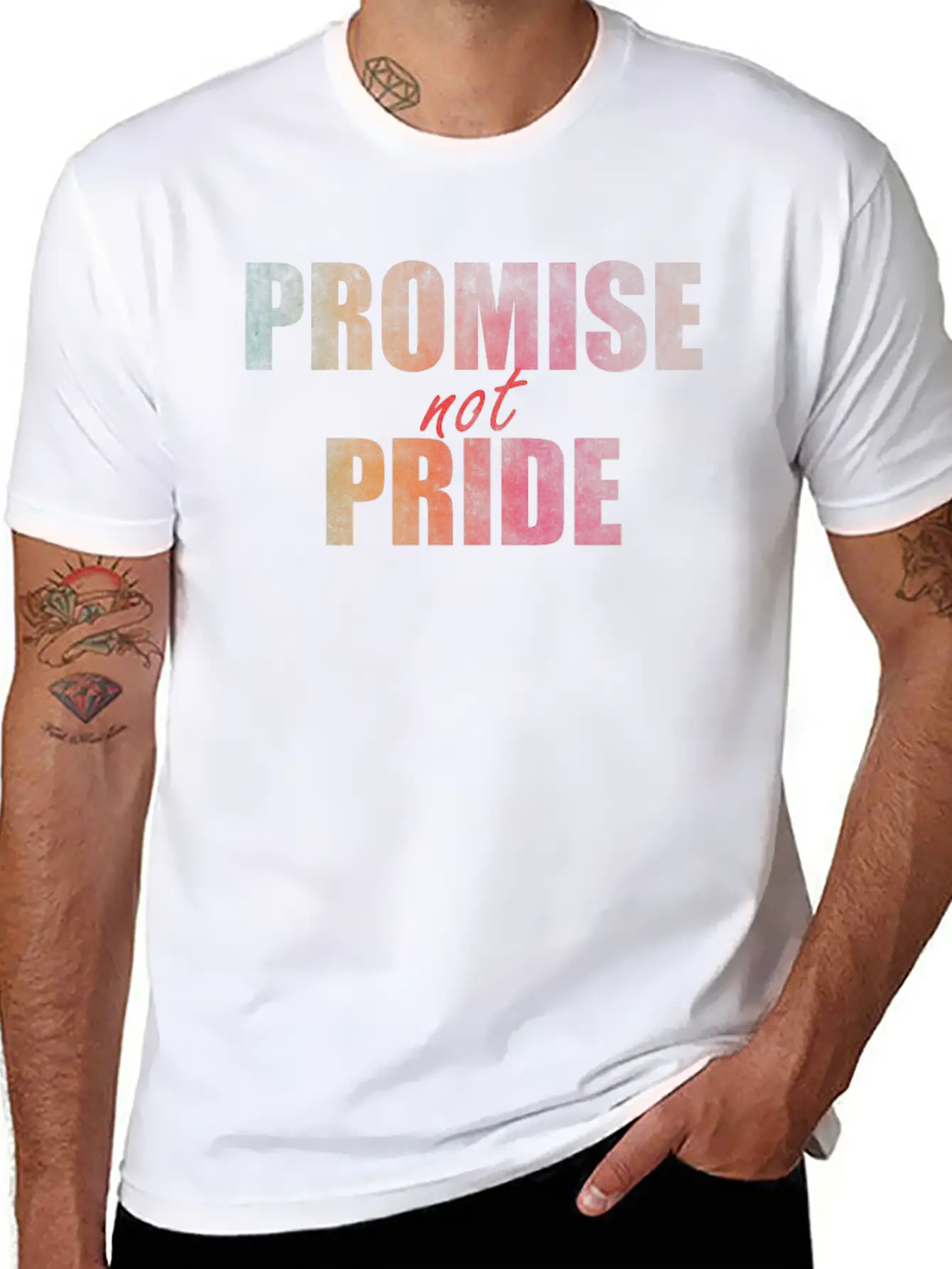 Promise Not Pride Unisex Casual T-Shirt – Clean Design For Daily Comfort