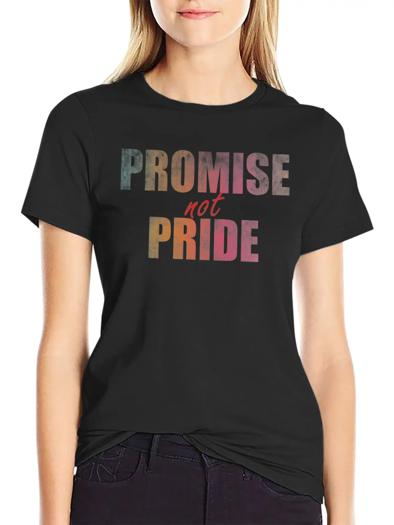 Promise Not Pride Unisex Casual T-Shirt – Clean Design For Daily Comfort