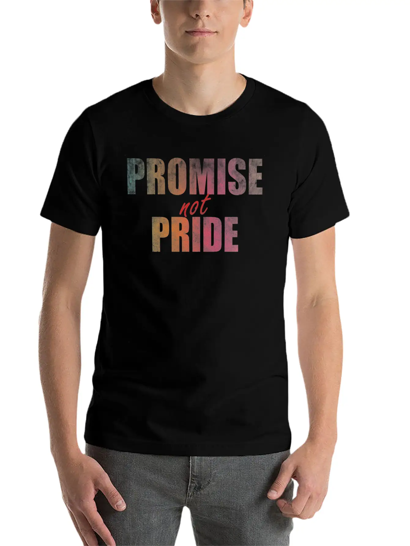 Promise Not Pride Unisex Casual T-Shirt – Clean Design For Daily Comfort