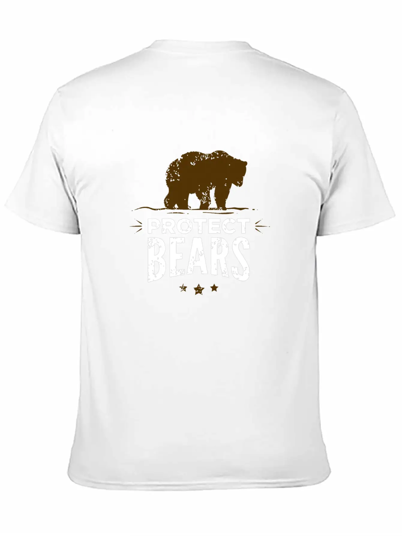 Protect Fat Bears Unisex Casual T-Shirt – Clean Design For Daily Comfort