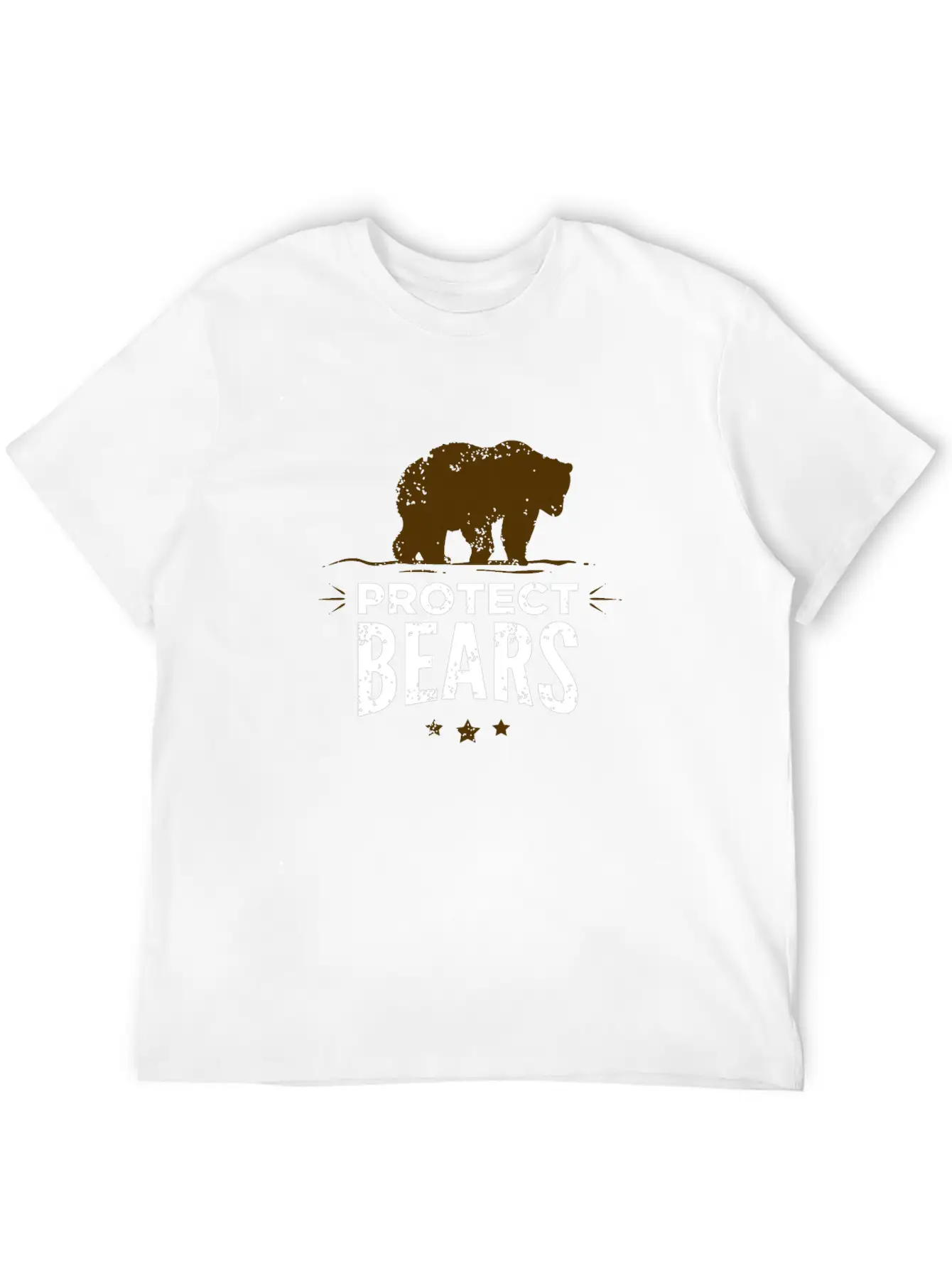 Protect Fat Bears Unisex Casual T-Shirt – Clean Design For Daily Comfort