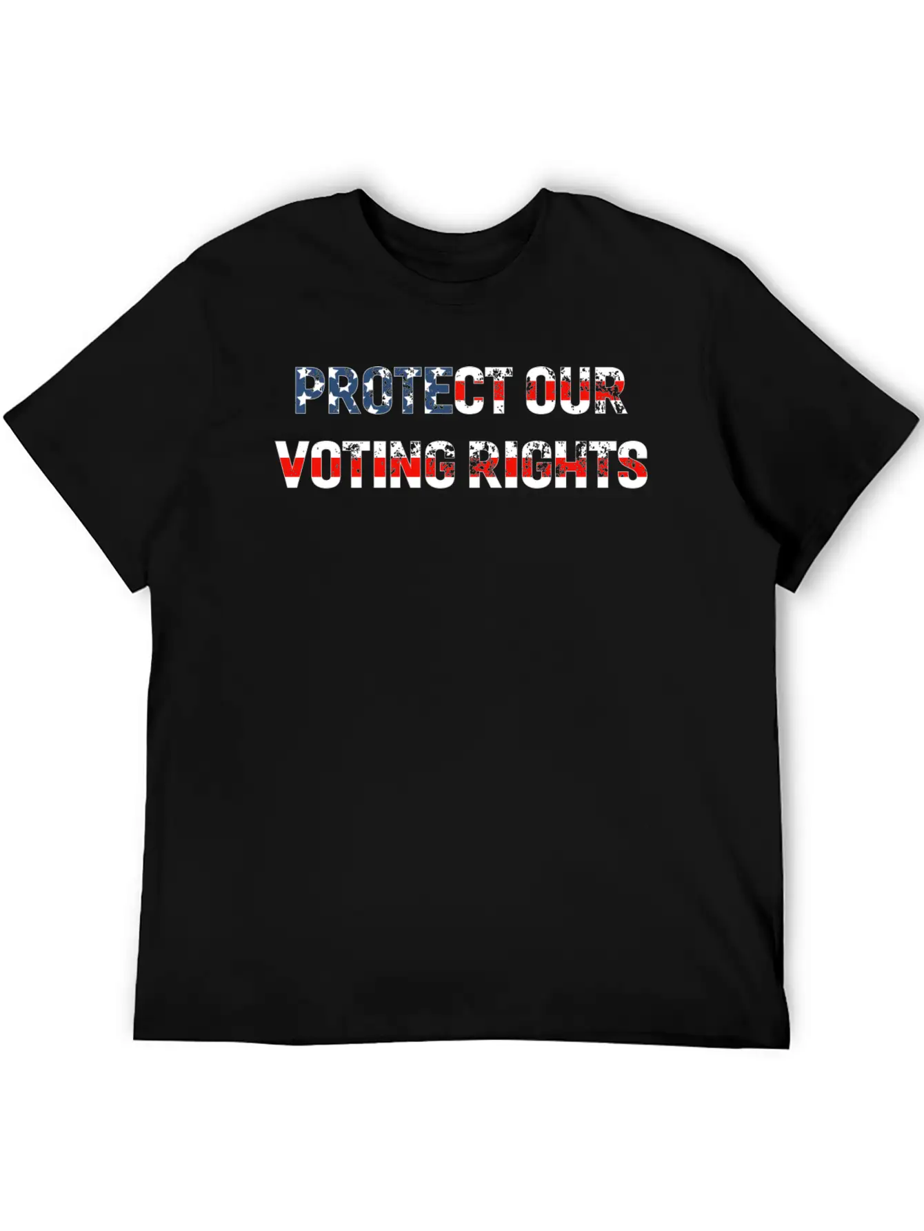 Protect Our Voting Rights Unisex Casual T-Shirt – Clean Design For Daily Comfort