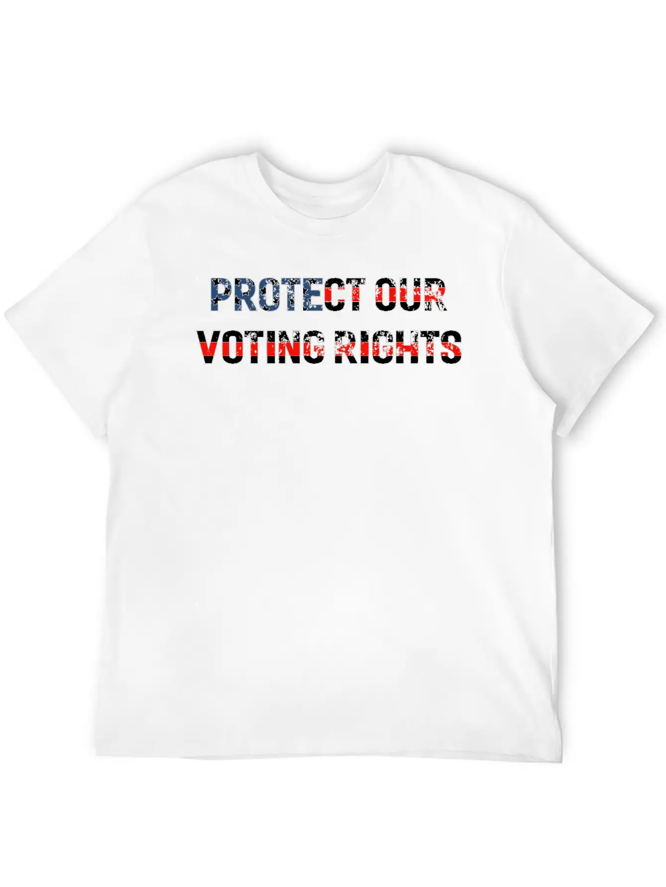 Protect Our Voting Rights Unisex Casual T-Shirt – Clean Design For Daily Comfort