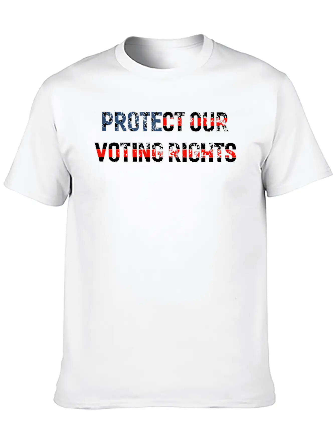 Protect Our Voting Rights Unisex Casual T-Shirt – Clean Design For Daily Comfort