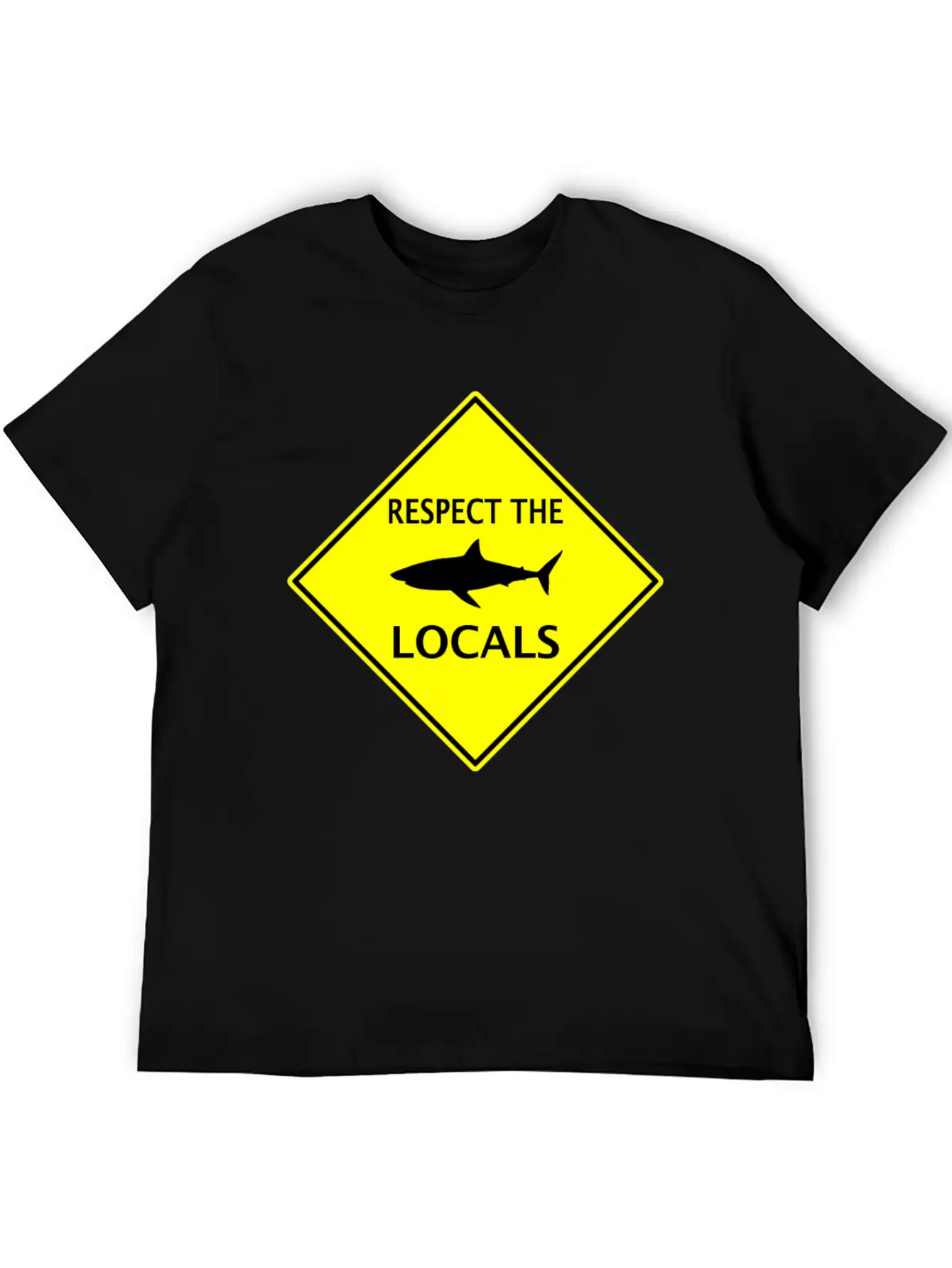 Protect The Locals Shark Unisex Casual T-Shirt – Clean Design For Daily Comfort