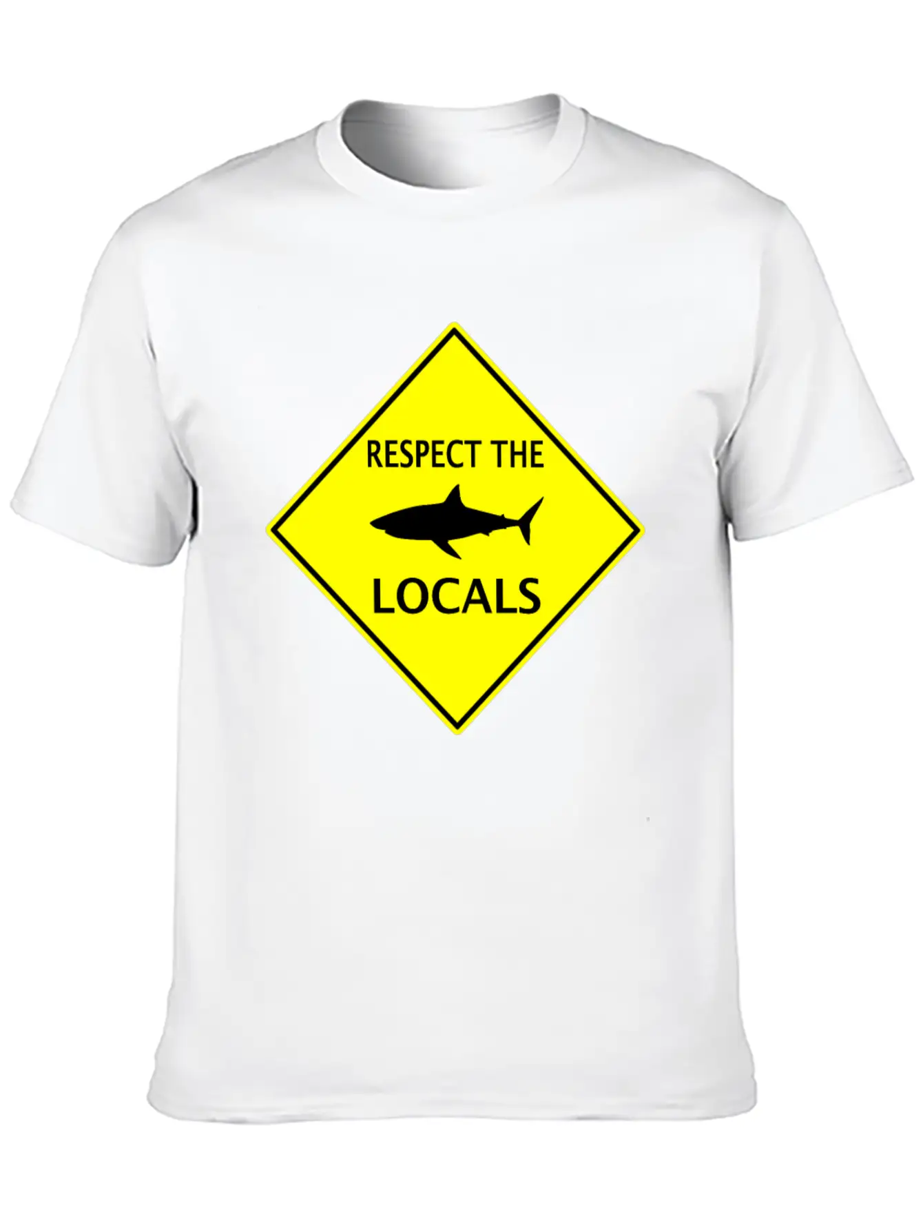 Protect The Locals Shark Unisex Casual T-Shirt – Clean Design For Daily Comfort