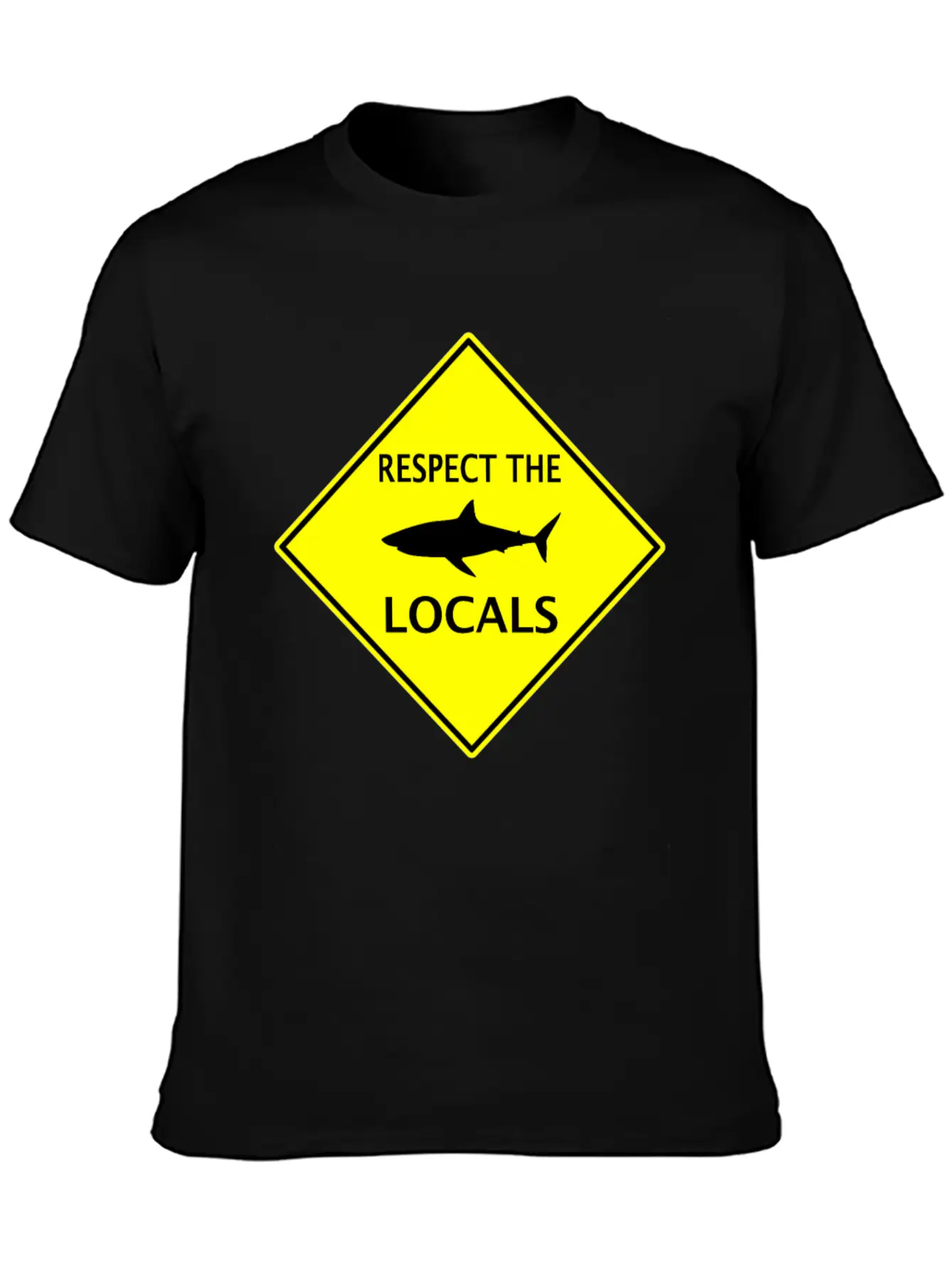 Protect The Locals Shark Unisex Casual T-Shirt – Clean Design For Daily Comfort