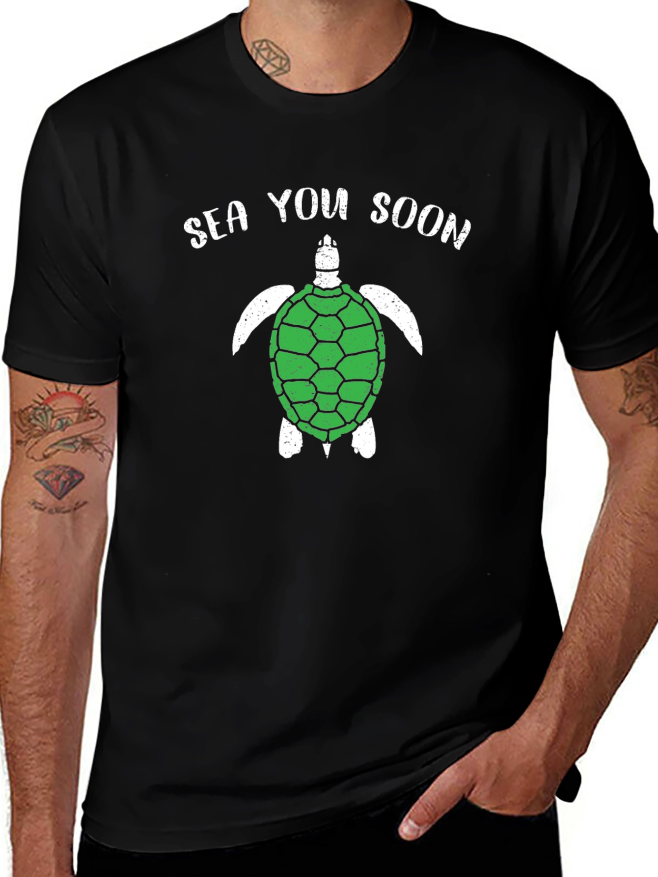 Sea Turtle T-Shirt - Sea You Soon Graphic Tee