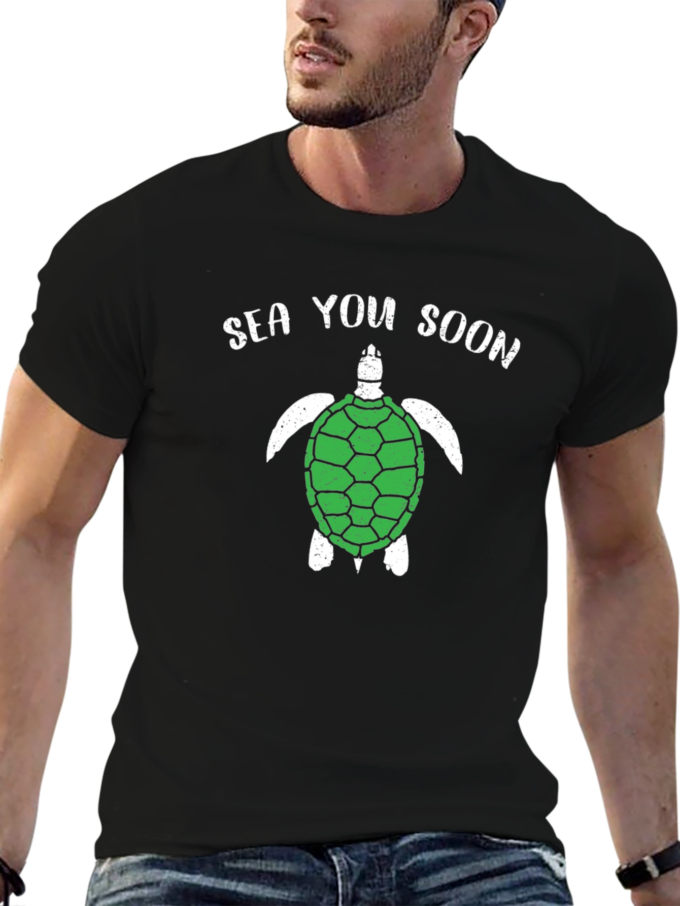 Sea Turtle T-Shirt - Sea You Soon Graphic Tee