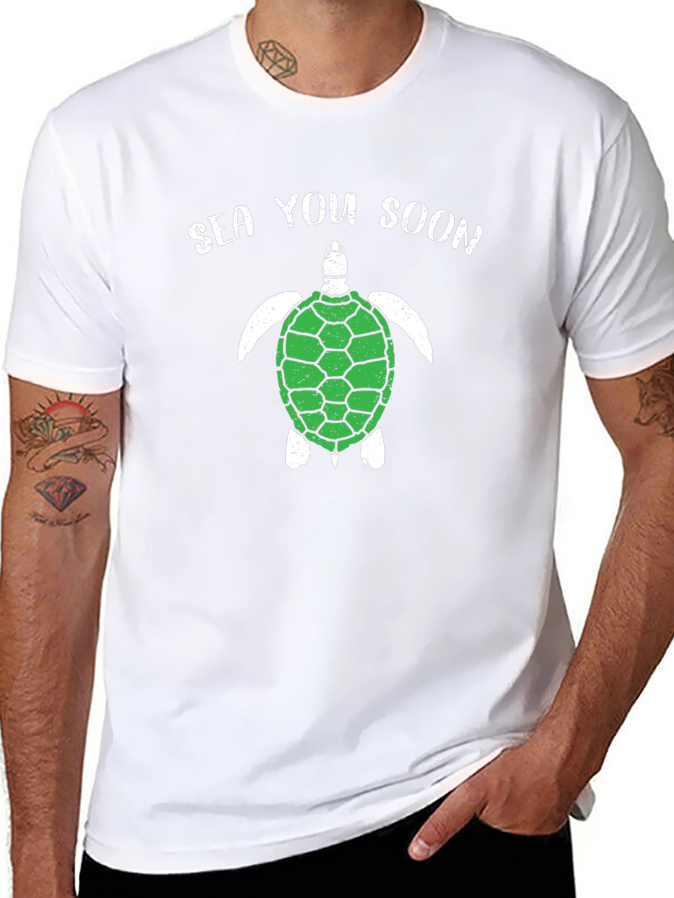 Sea Turtle T-Shirt - Sea You Soon Graphic Tee