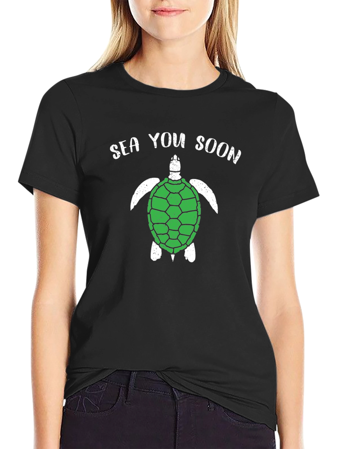 Sea Turtle T-Shirt - Sea You Soon Graphic Tee
