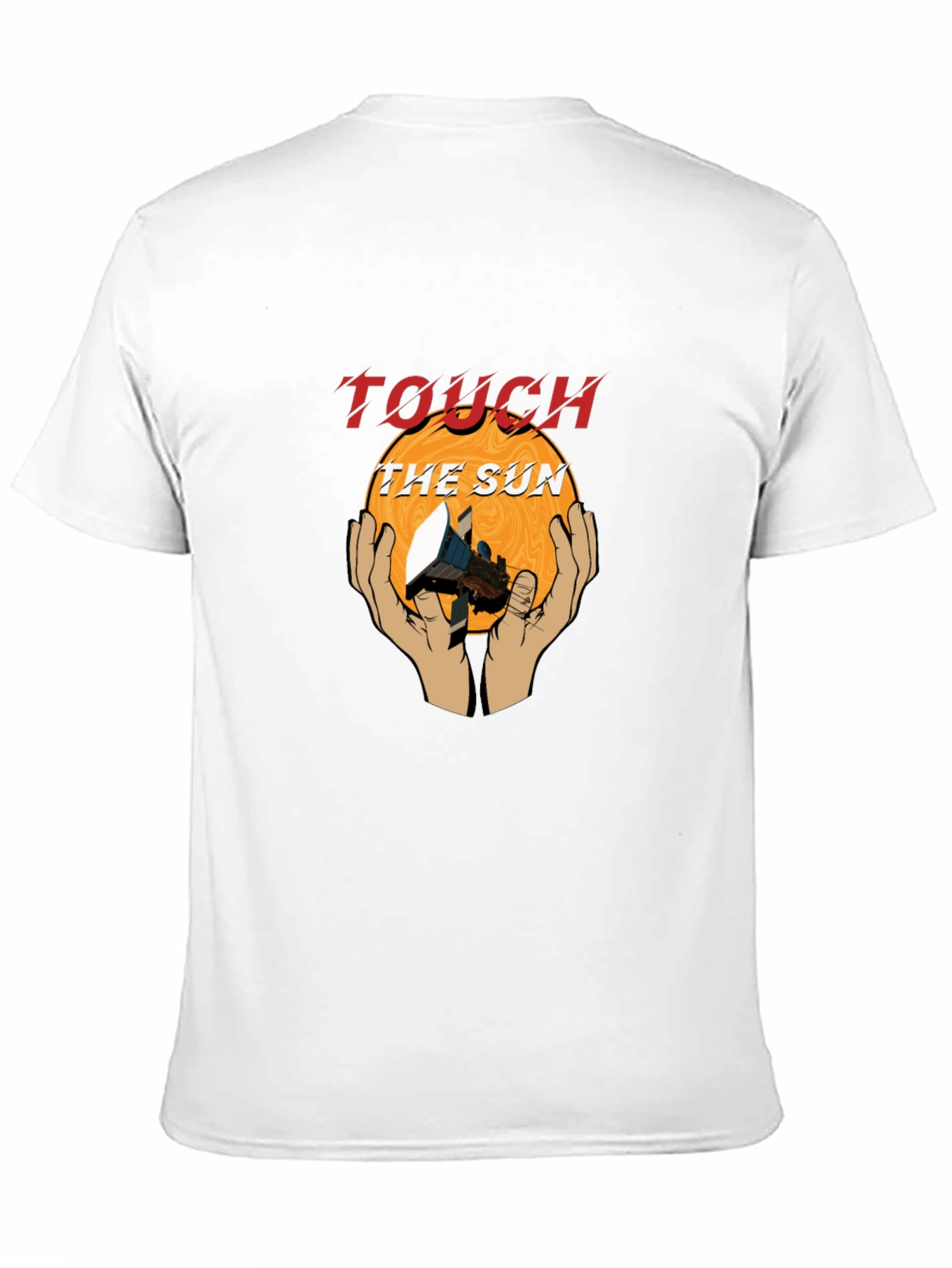 Touch the Sun Graphic Tee - Stylish Black T-Shirt