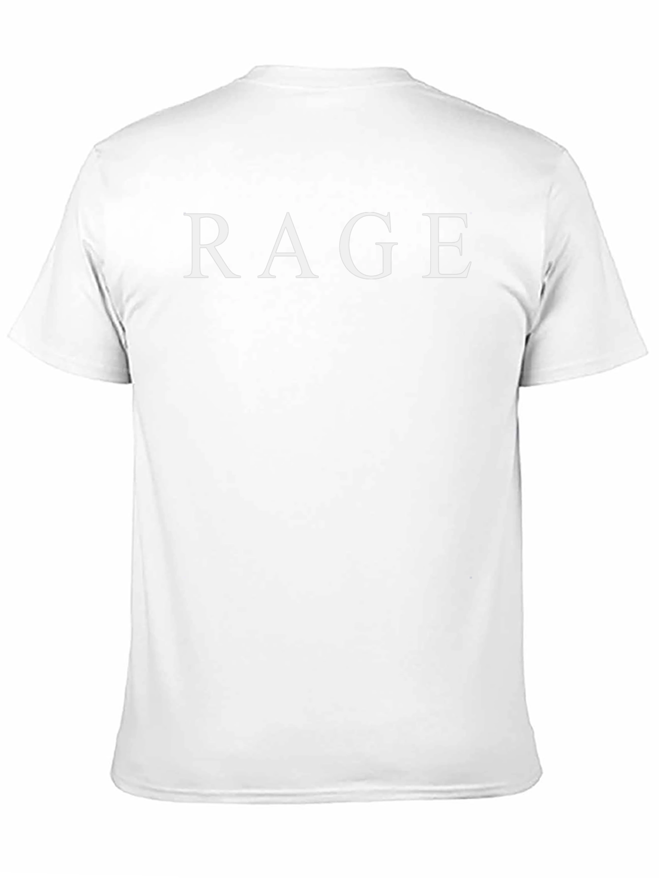 Rage Graphic Tee - Classic Black Cotton T-Shirt