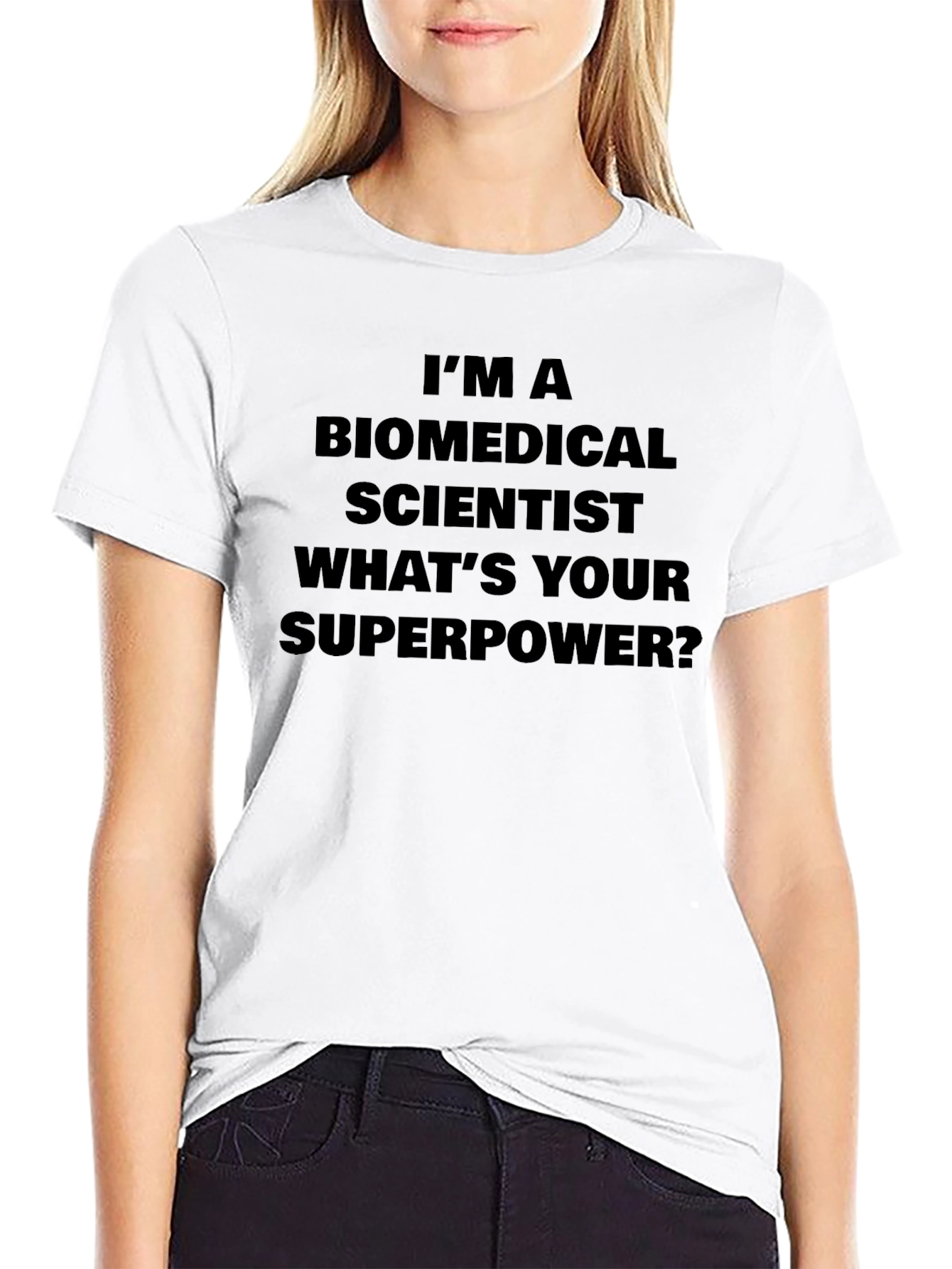 Biomedical Scientist Superpower Tee - Black