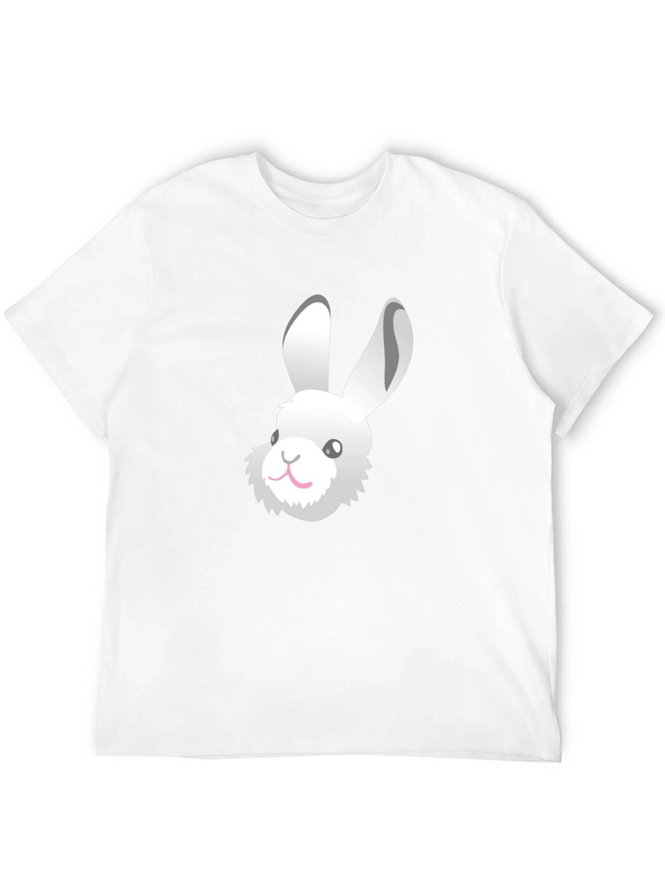Rabbit Graphic Tee - Black Unisex T-Shirt