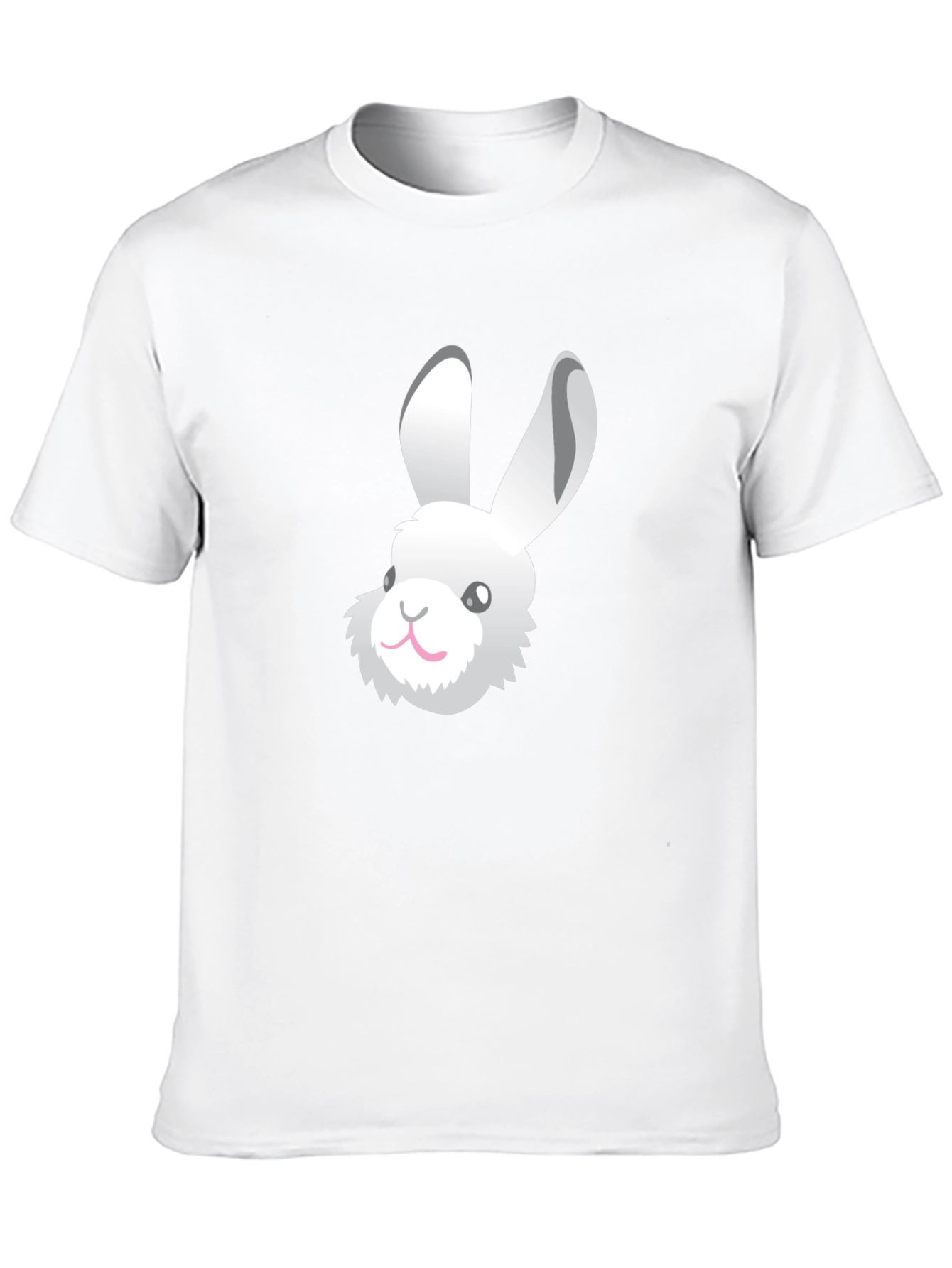 Rabbit Graphic Tee - Black Unisex T-Shirt