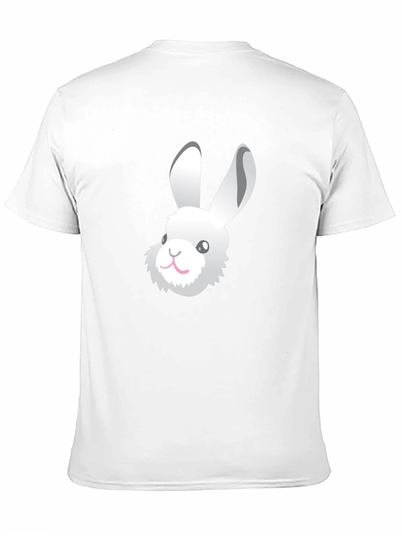 Rabbit Graphic Tee - Black Unisex T-Shirt
