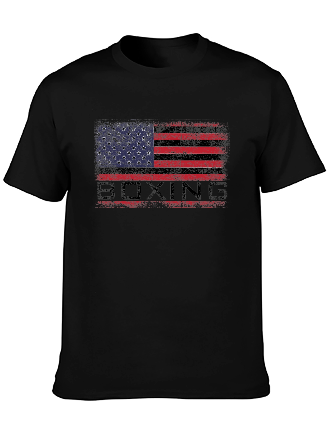 American Flag Boxing T-Shirt