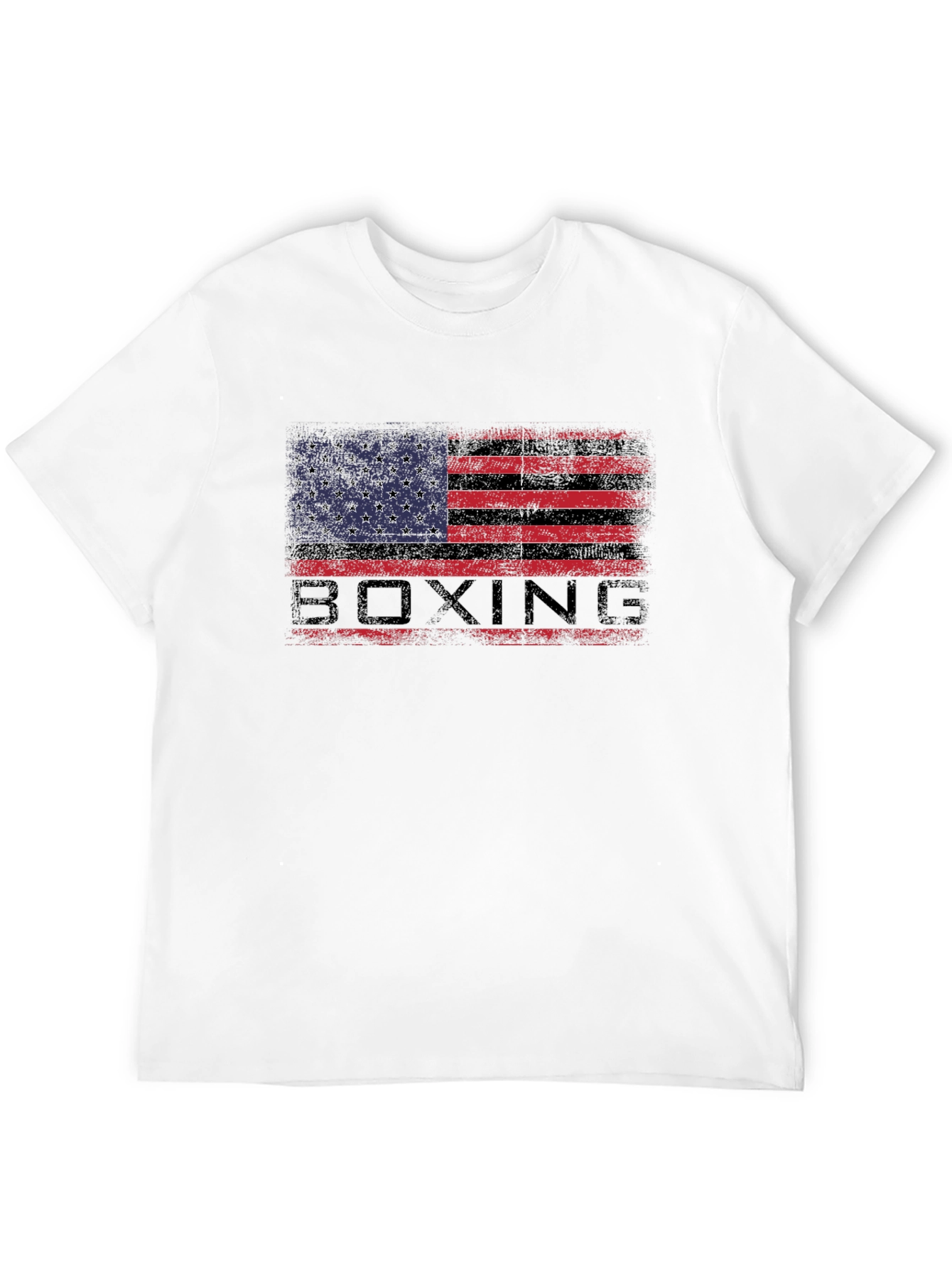 American Flag Boxing T-Shirt