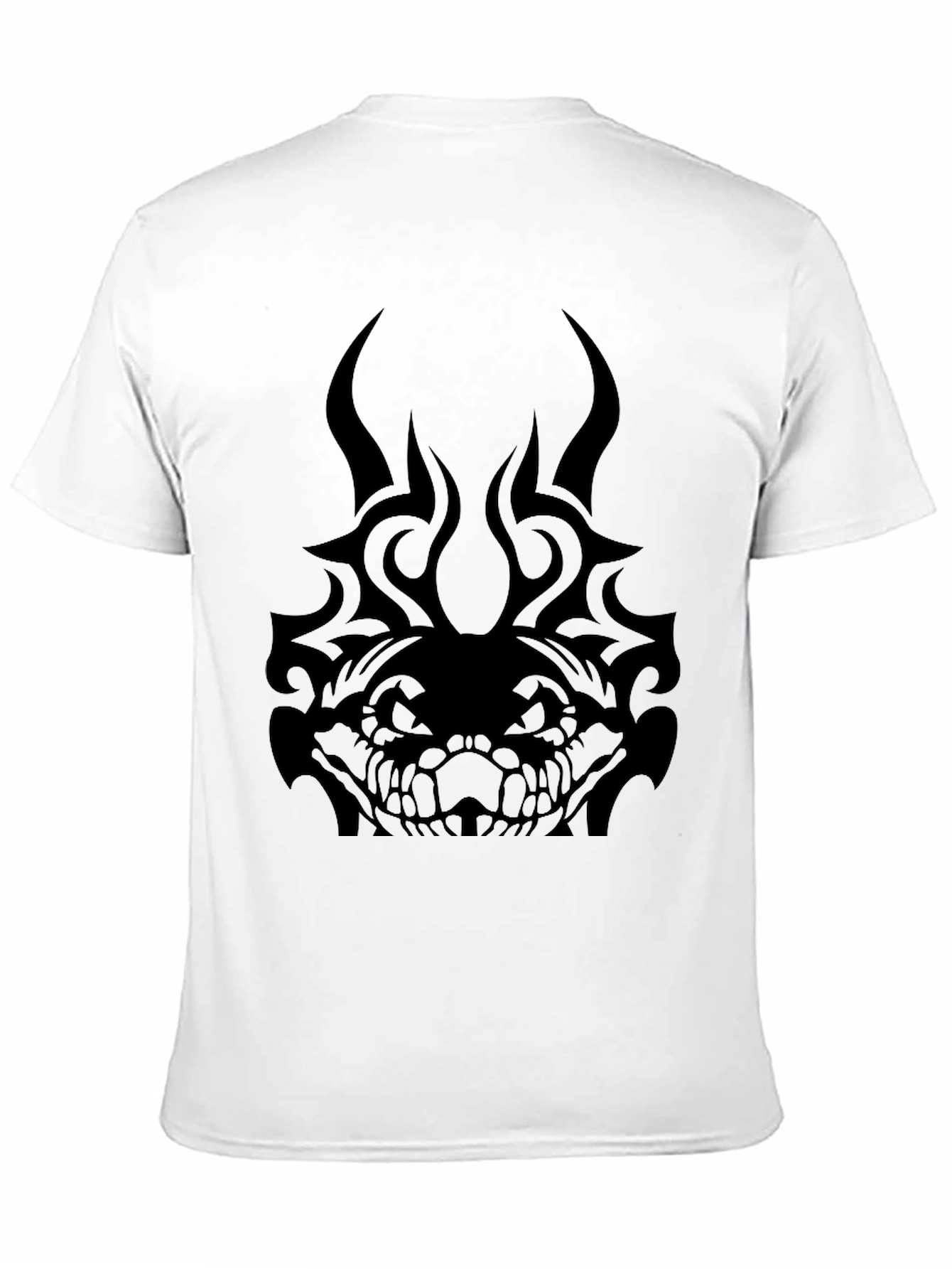 Tribal Snake Graphic T-Shirt - Mens Black Tee
