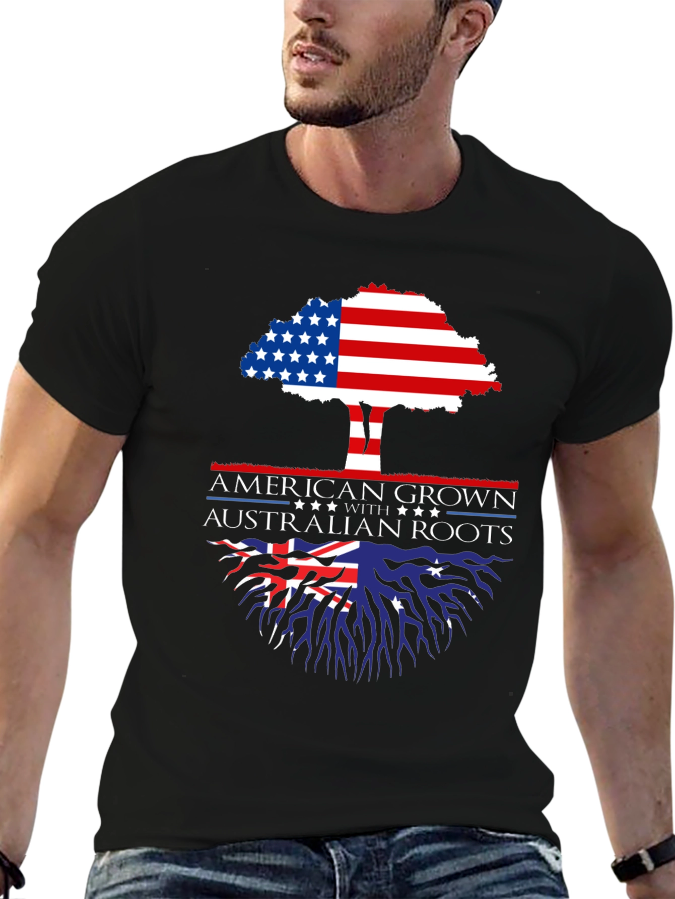 American Grown Australian Roots T-Shirt