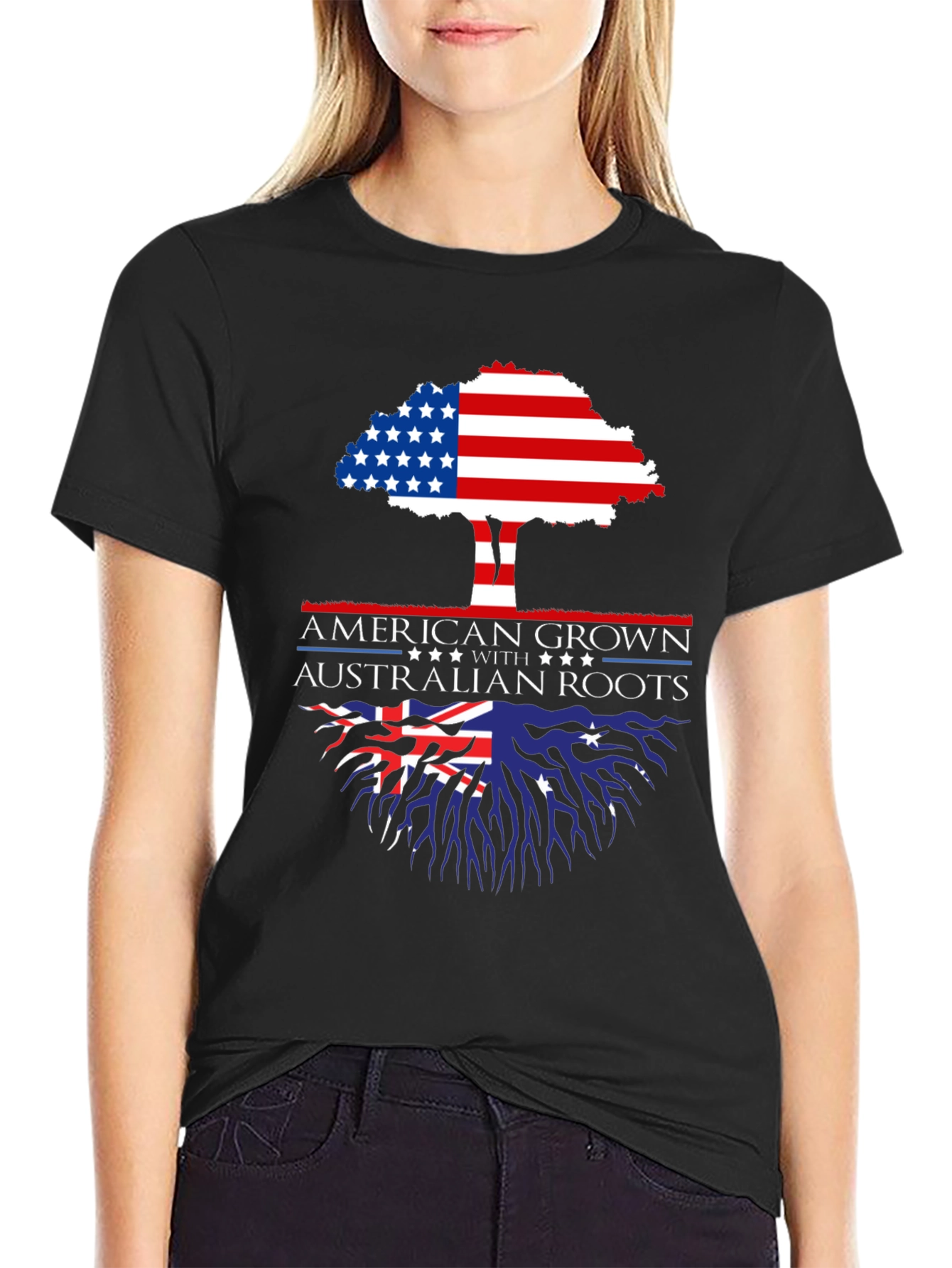 American Grown Australian Roots T-Shirt