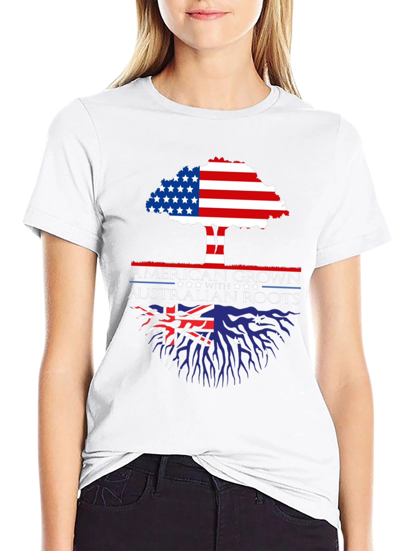 American Grown Australian Roots T-Shirt