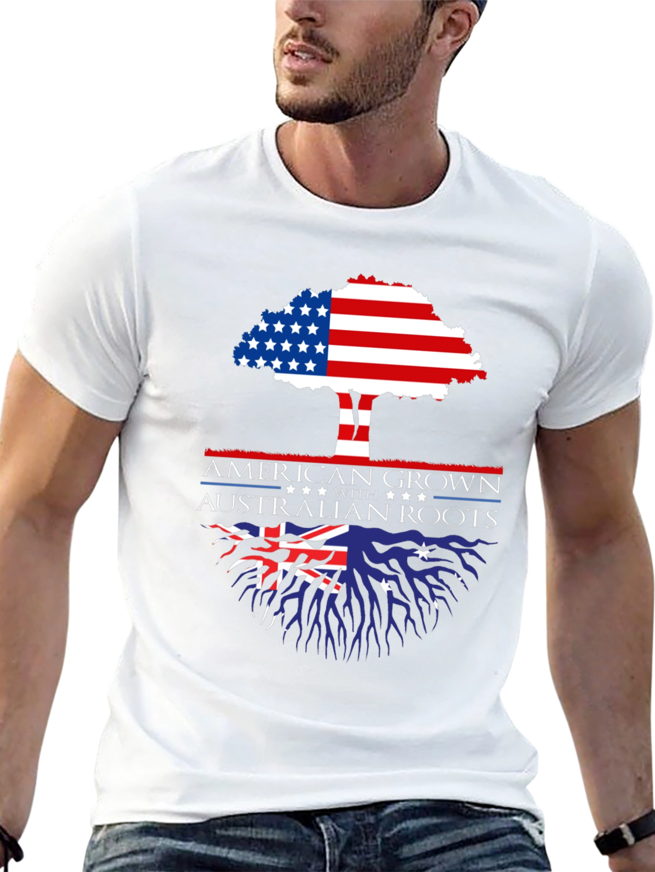 American Grown Australian Roots T-Shirt