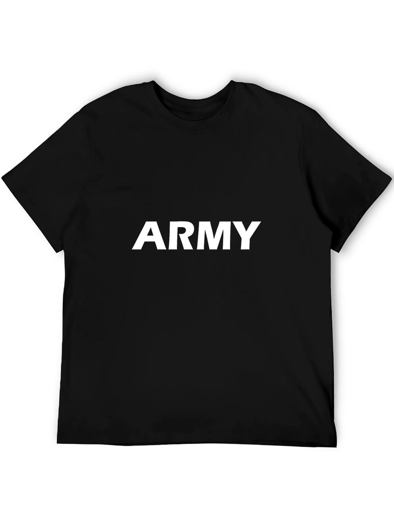 ARMY Graphic T-Shirt - Classic Black Cotton Tee