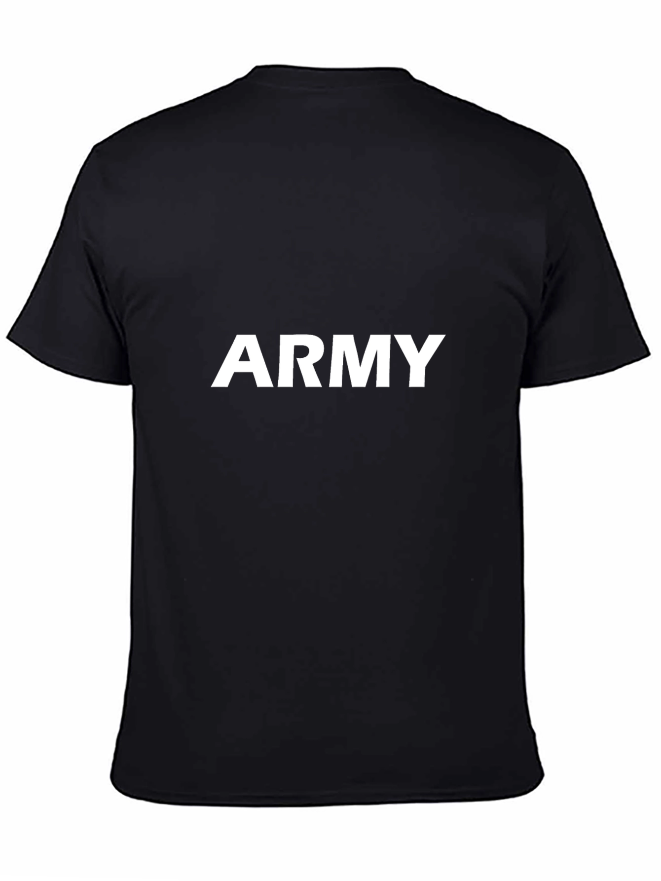 ARMY Graphic T-Shirt - Classic Black Cotton Tee
