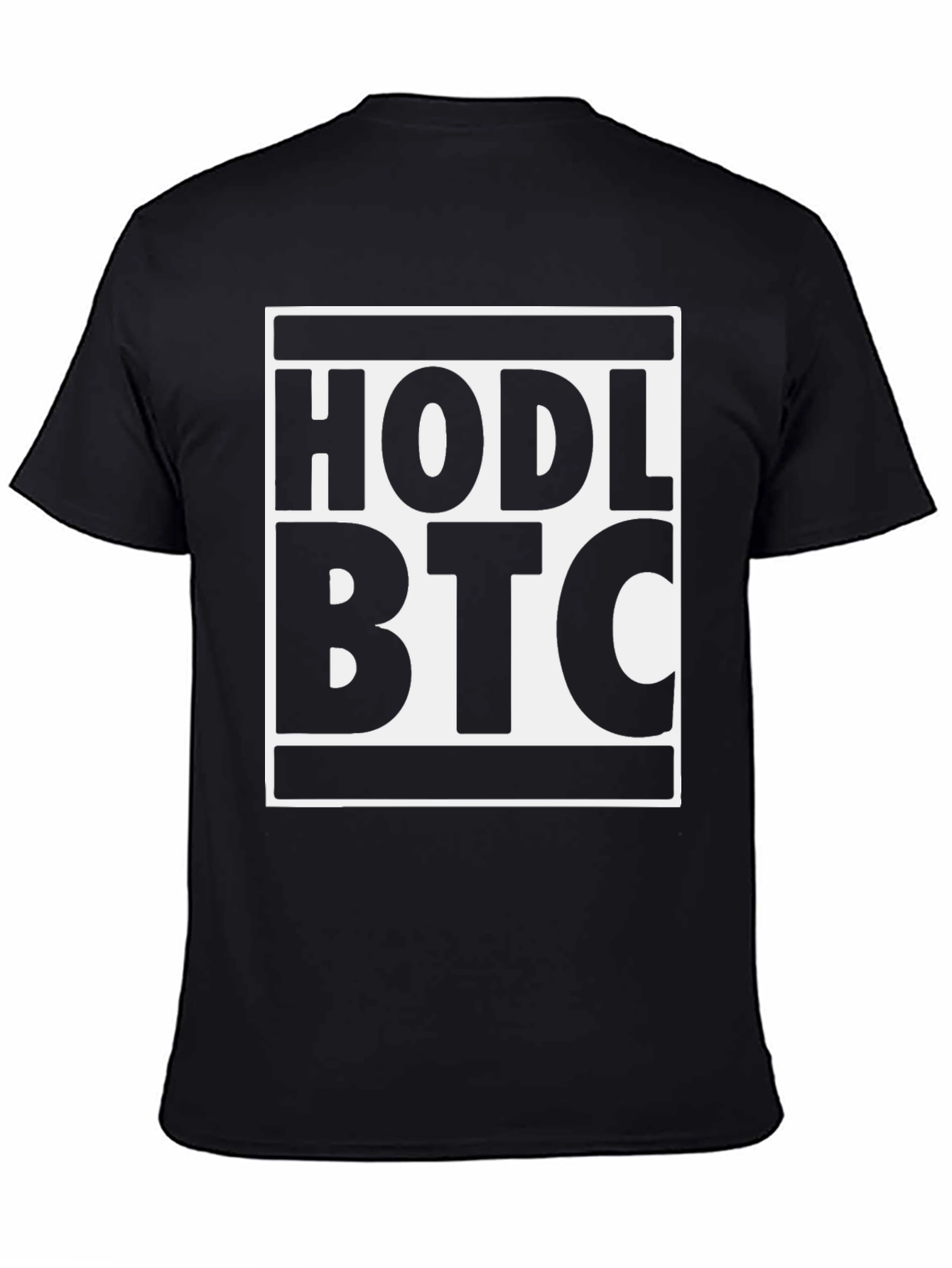 HODL BTC Black T-Shirt - Crypto Investment