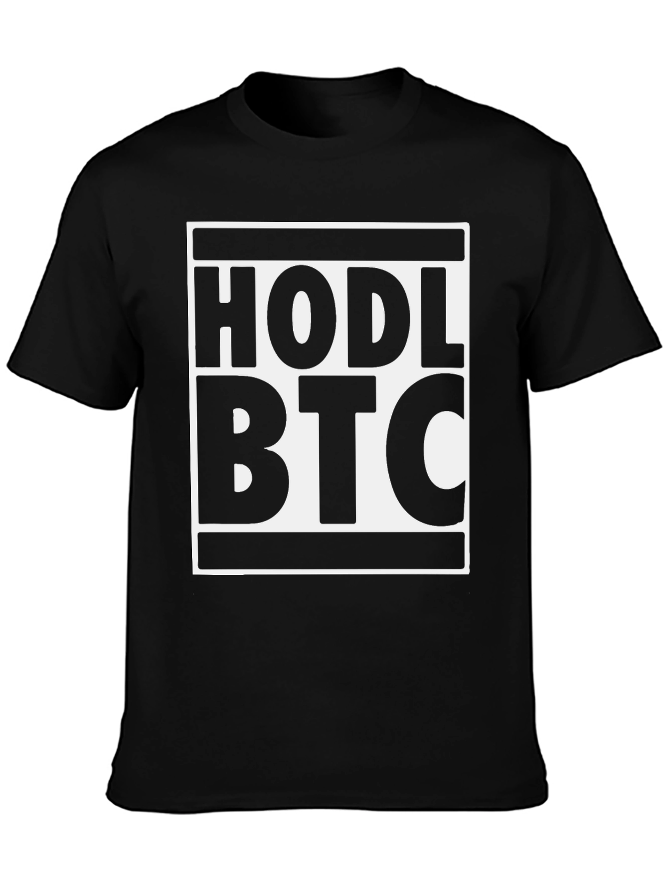 HODL BTC Black T-Shirt - Crypto Investment