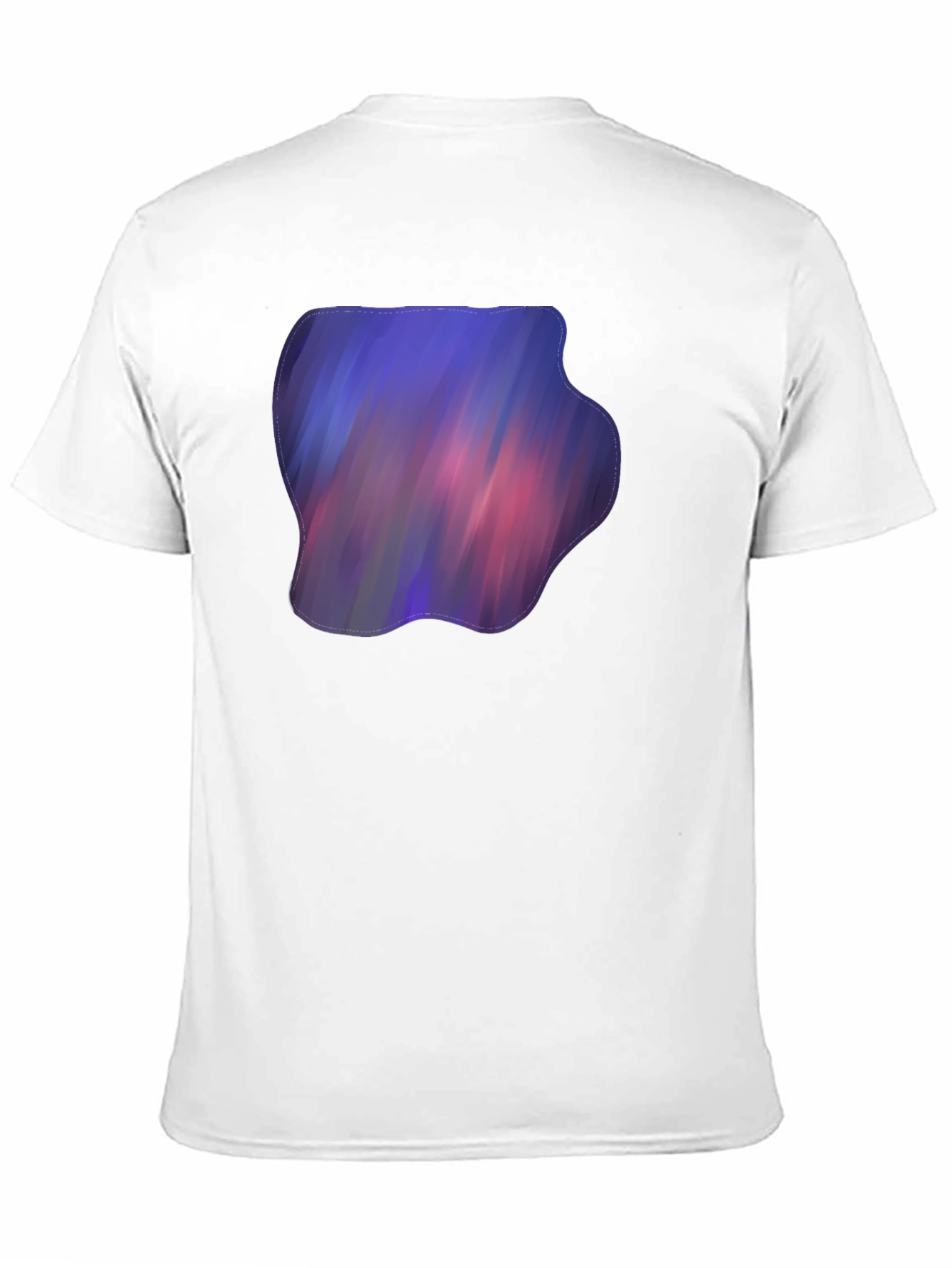 Abstract Galaxy Print Black T-Shirt