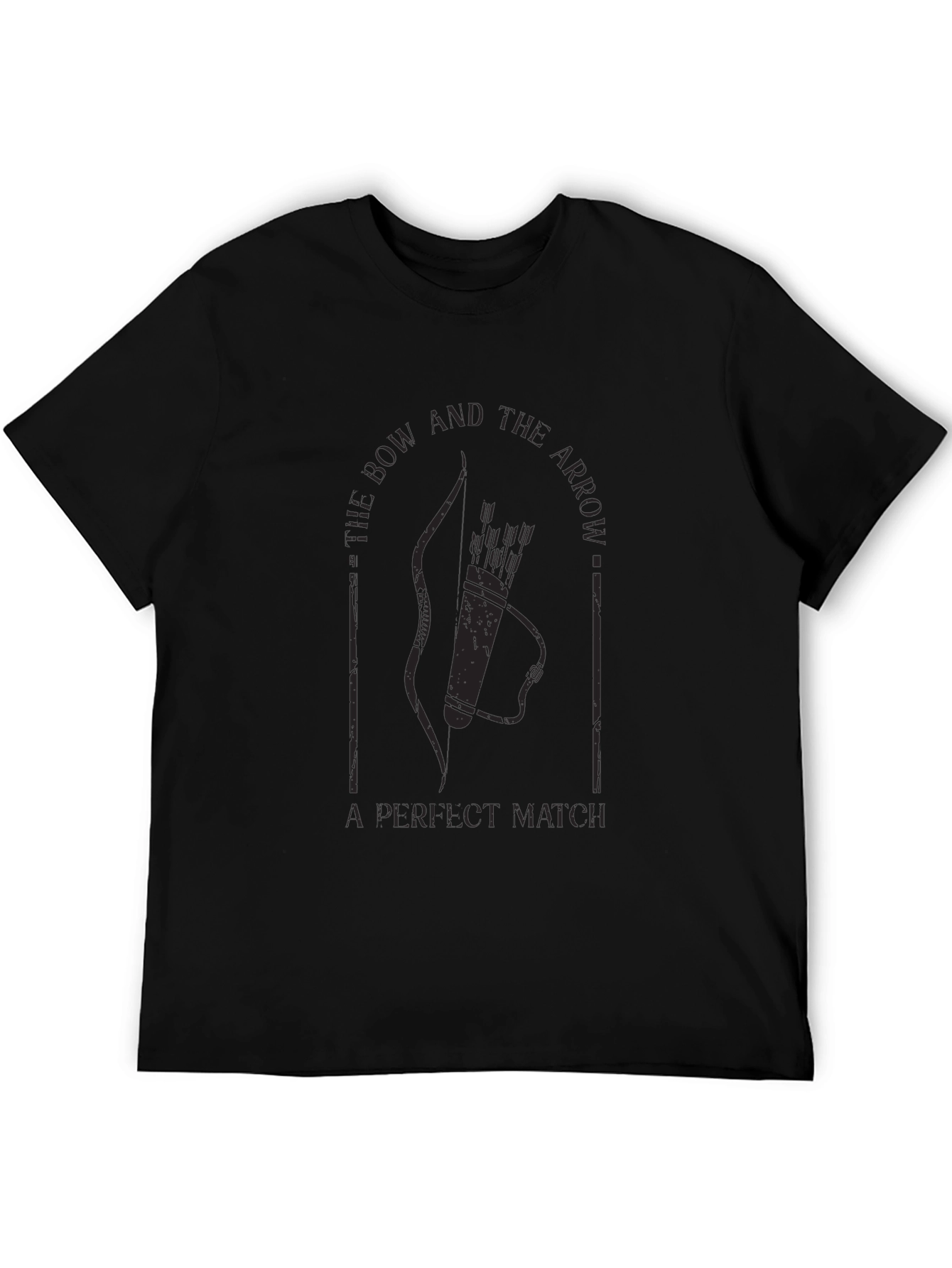 Archery T-Shirt: Bow and Arrow - A Perfect Match