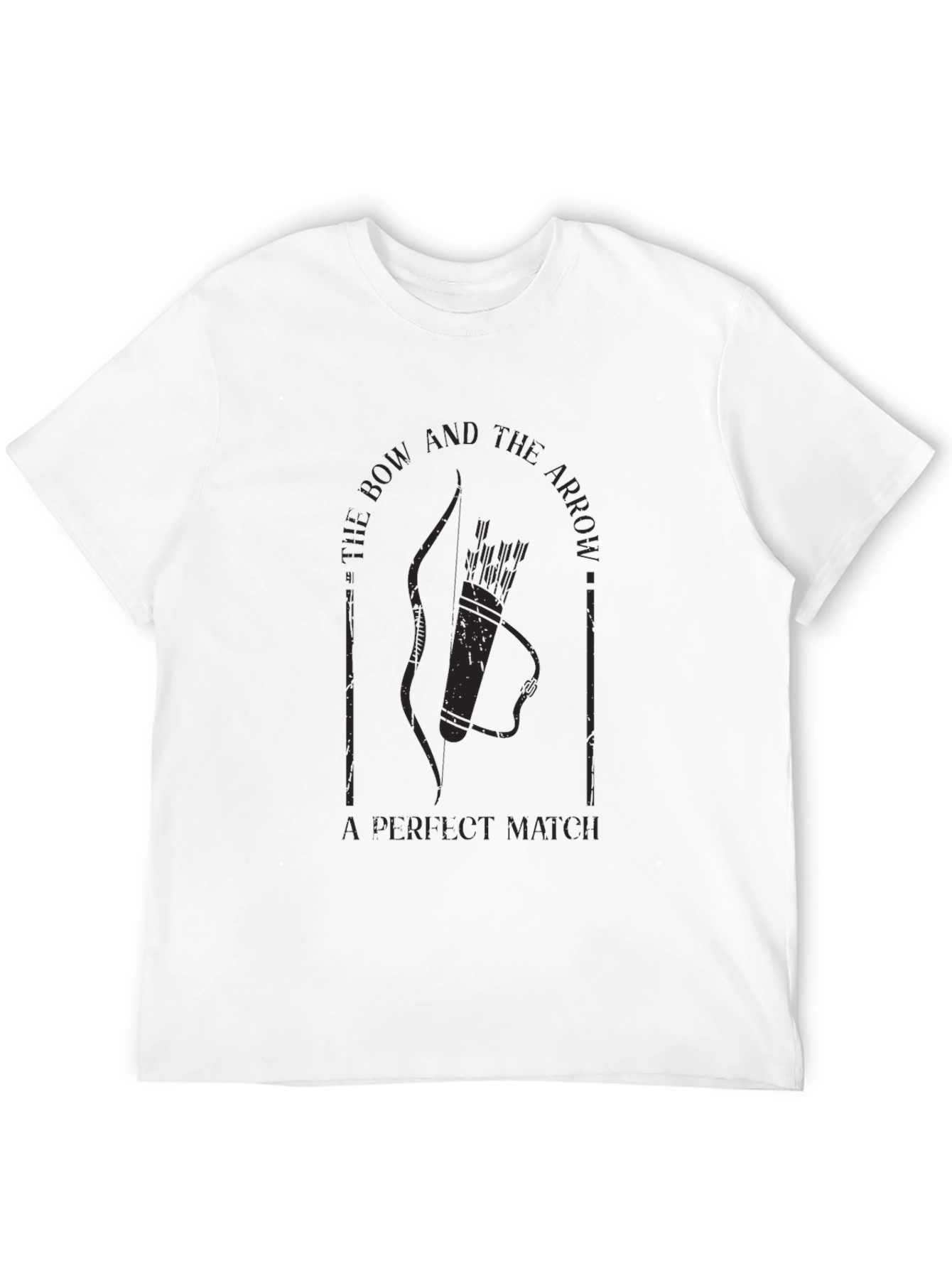 Archery T-Shirt: Bow and Arrow - A Perfect Match