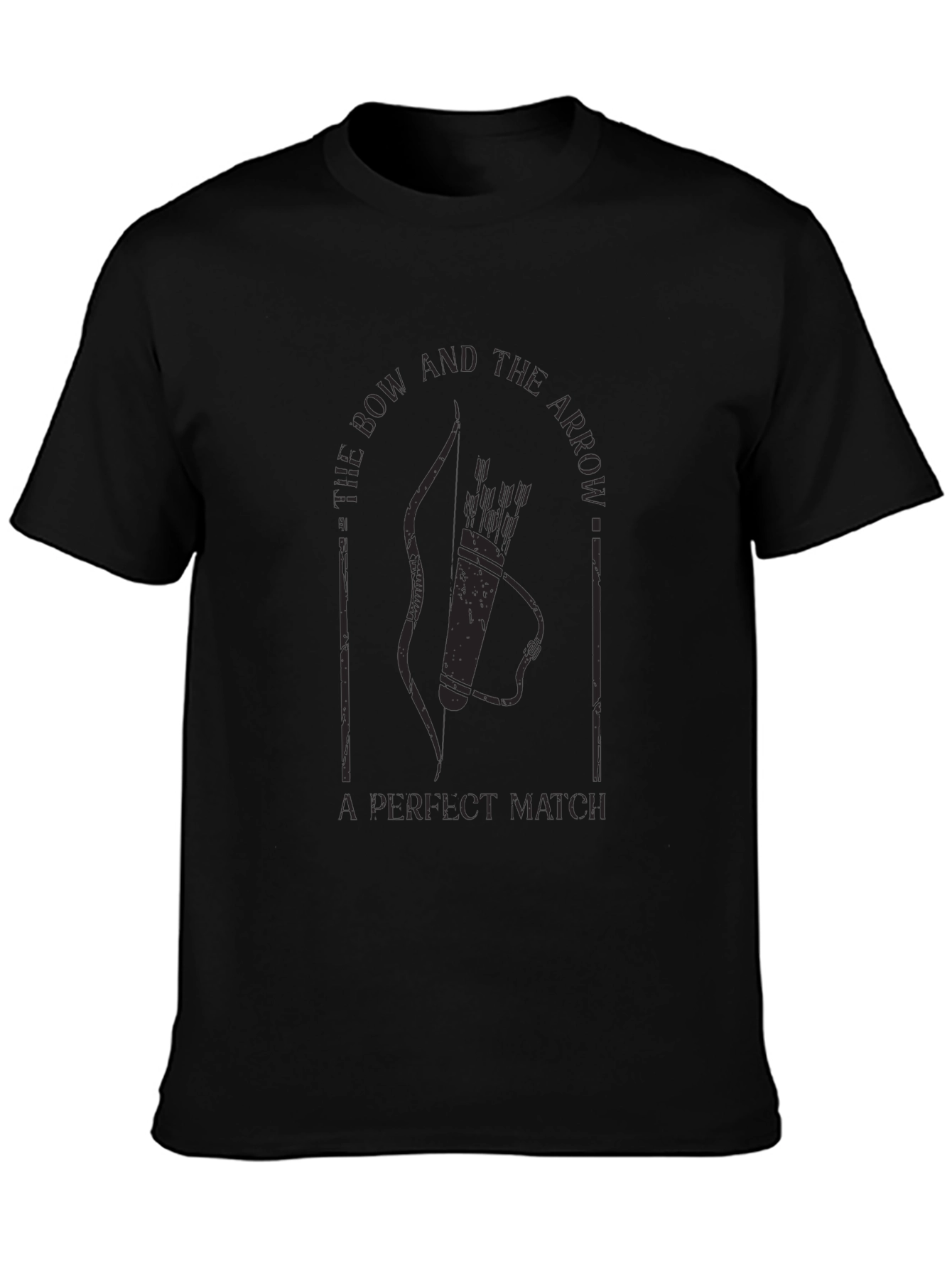 Archery T-Shirt: Bow and Arrow - A Perfect Match