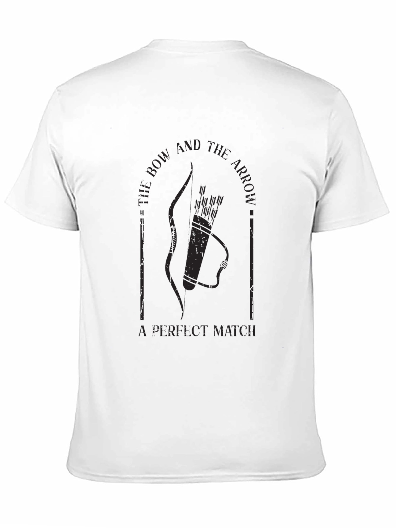 Archery T-Shirt: Bow and Arrow - A Perfect Match