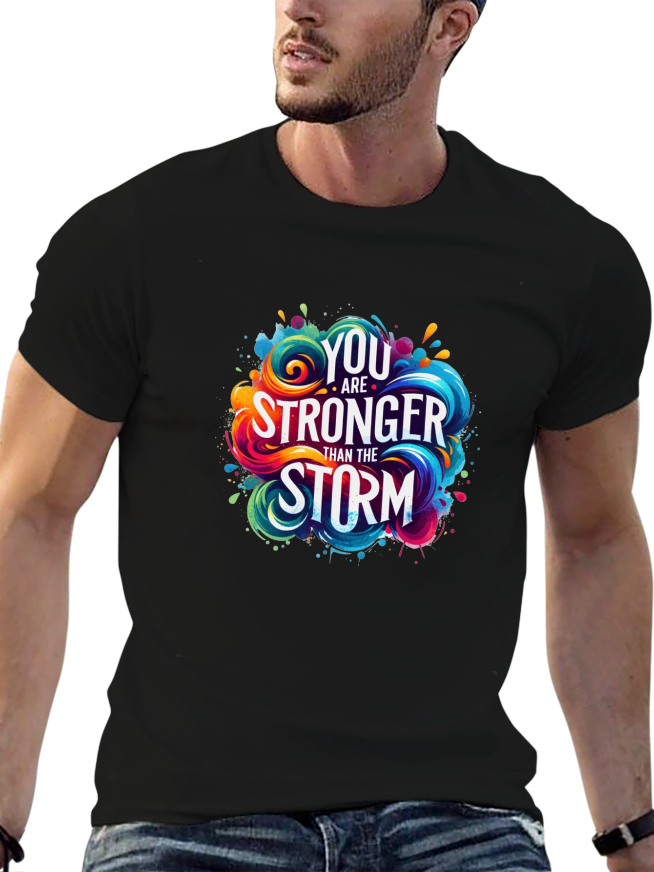 Stronger Than The Storm Graphic T-Shirt
