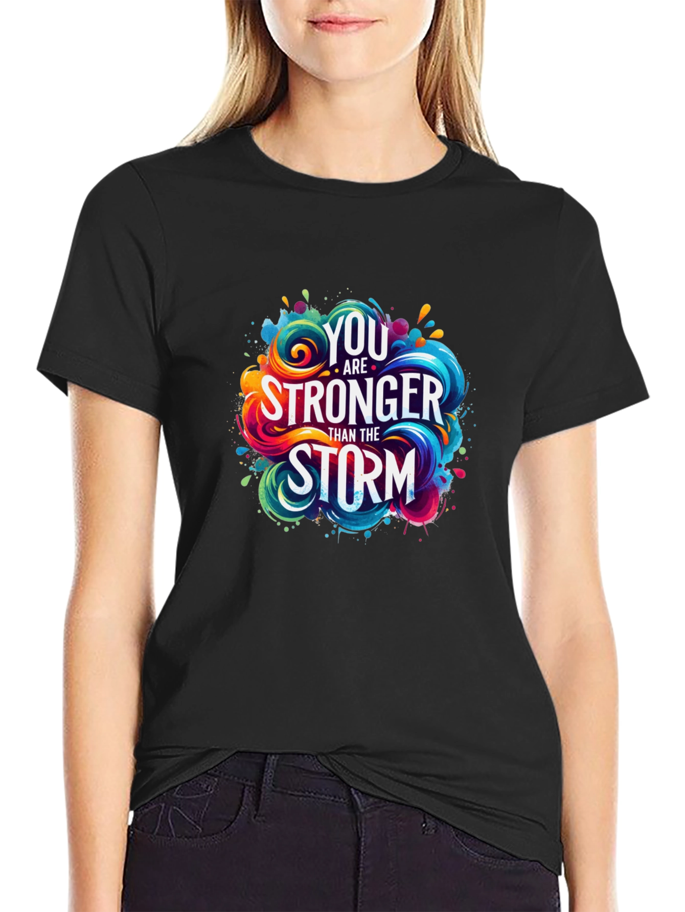 Stronger Than The Storm Graphic T-Shirt