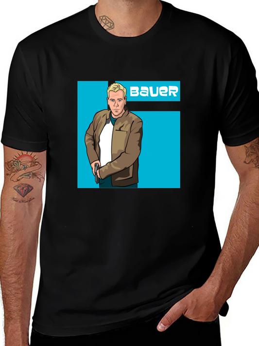 Bauer Graphic Tee - Mens Black T-Shirt