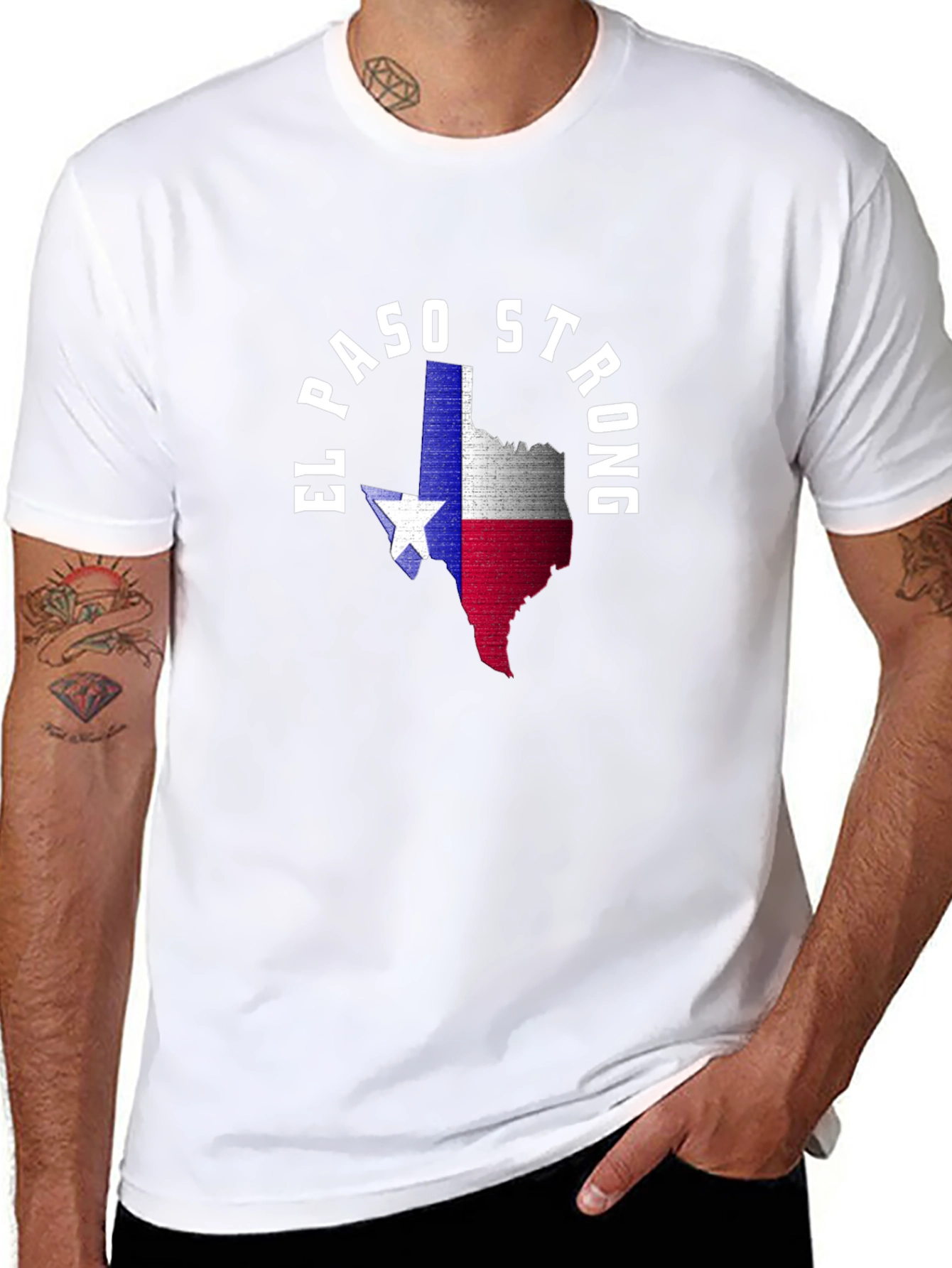 El Paso Strong Texas Flag T-Shirt