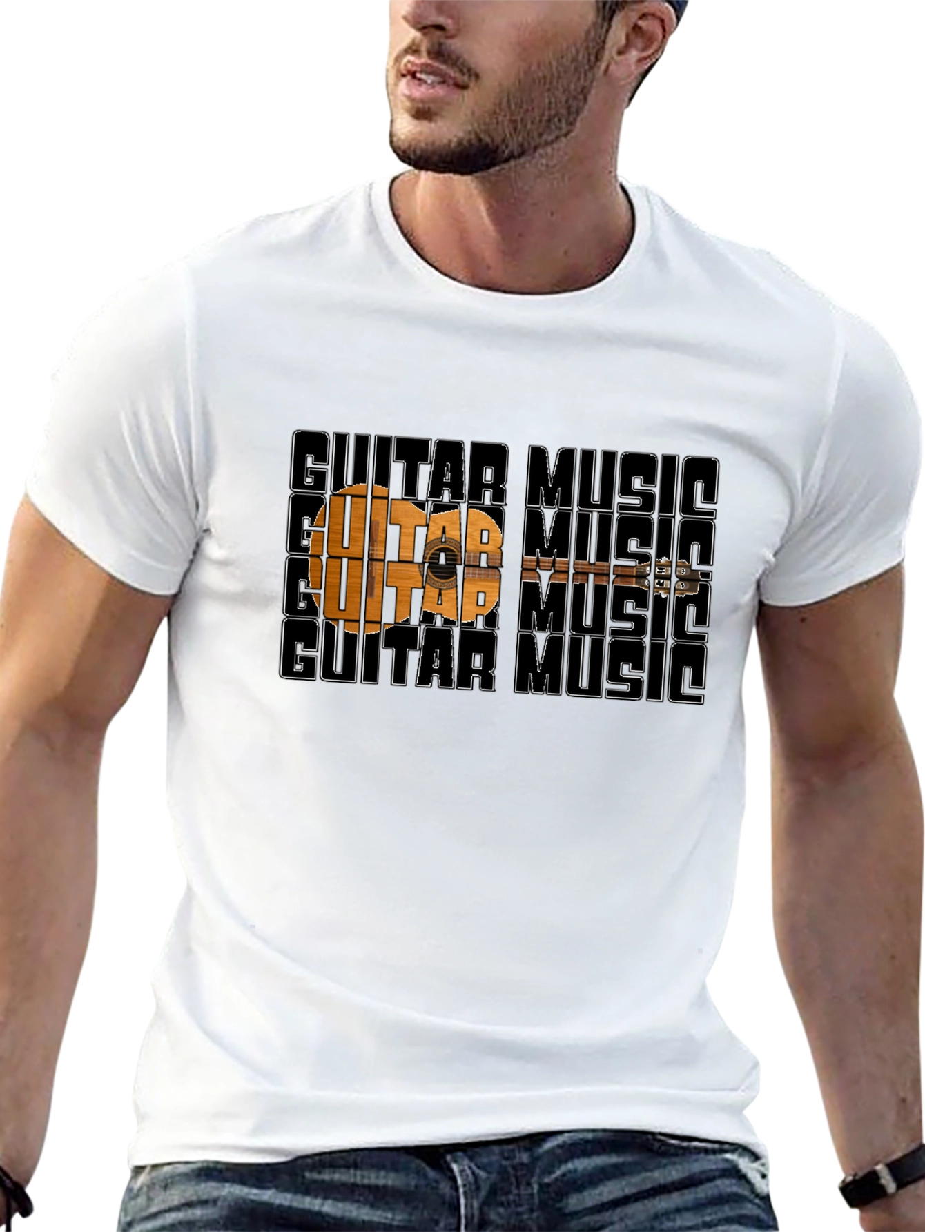 Guitar Music Graphic T-Shirt