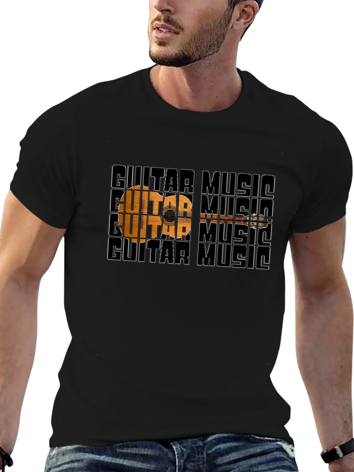 Guitar Music Graphic T-Shirt