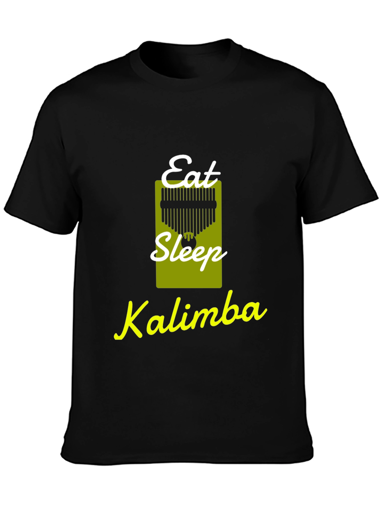 Eat Sleep Kalimba T-Shirt: Musicians Novelty Tee