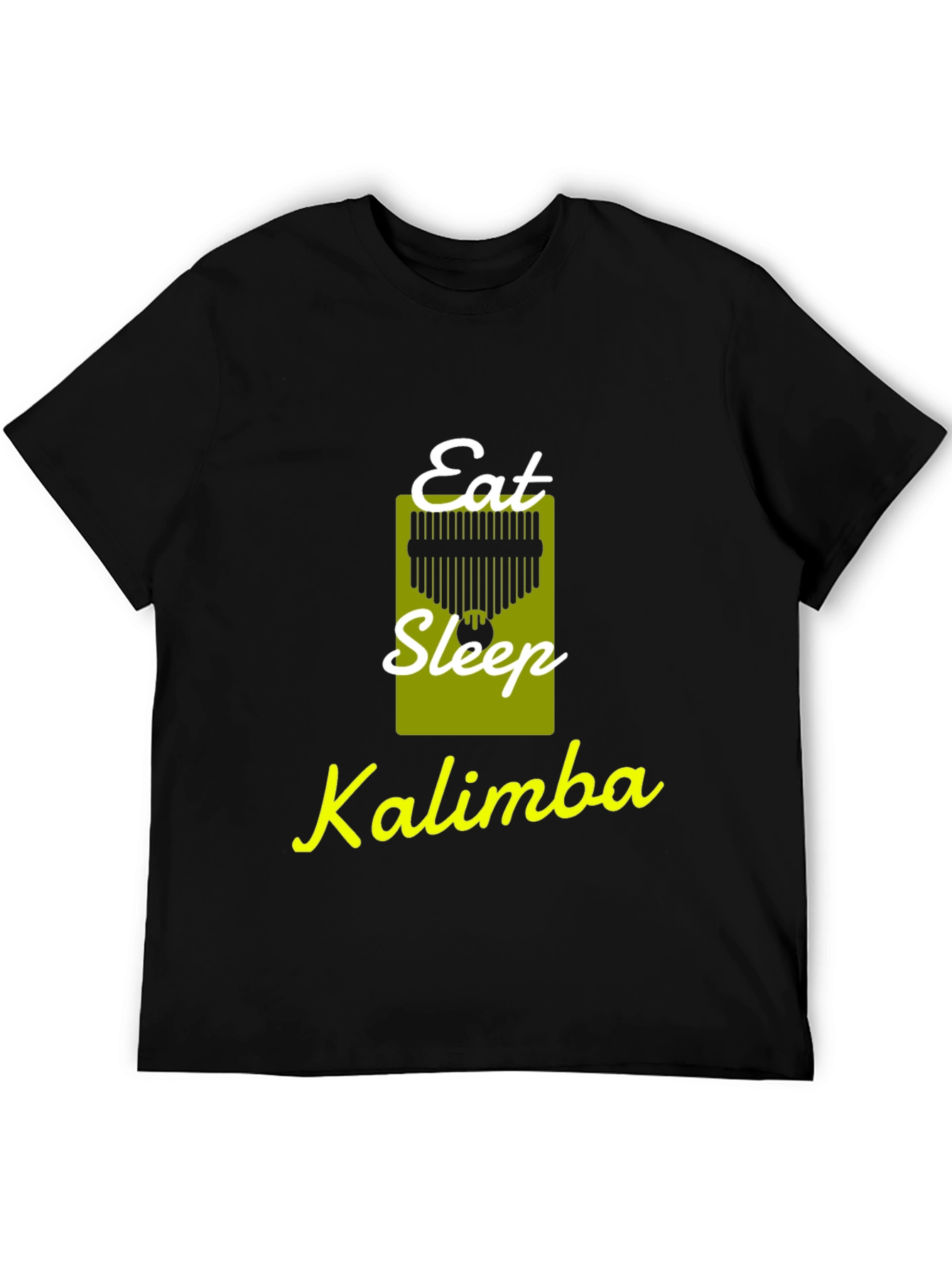 Eat Sleep Kalimba T-Shirt: Musicians Novelty Tee