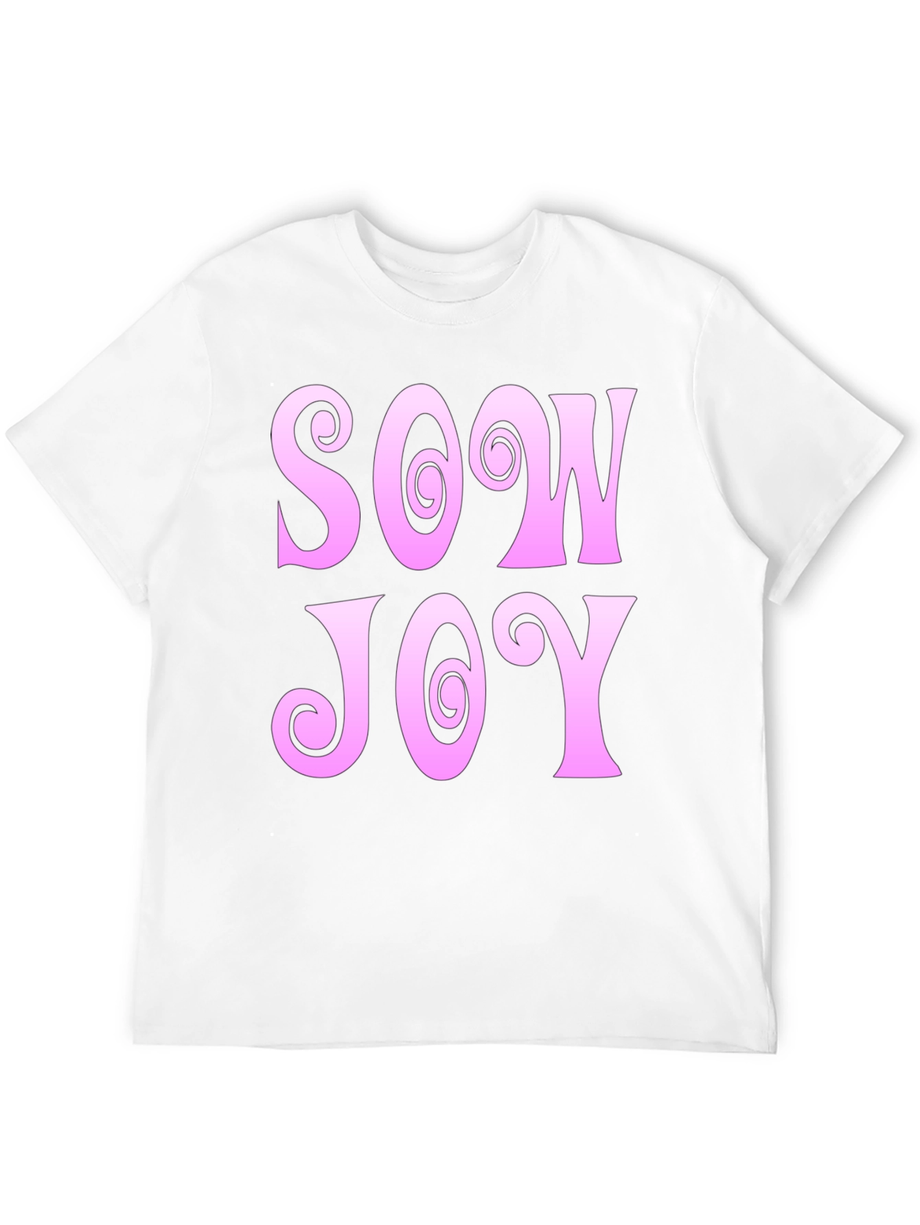 Sow Joy Graphic Tee - Black Cotton Comfort